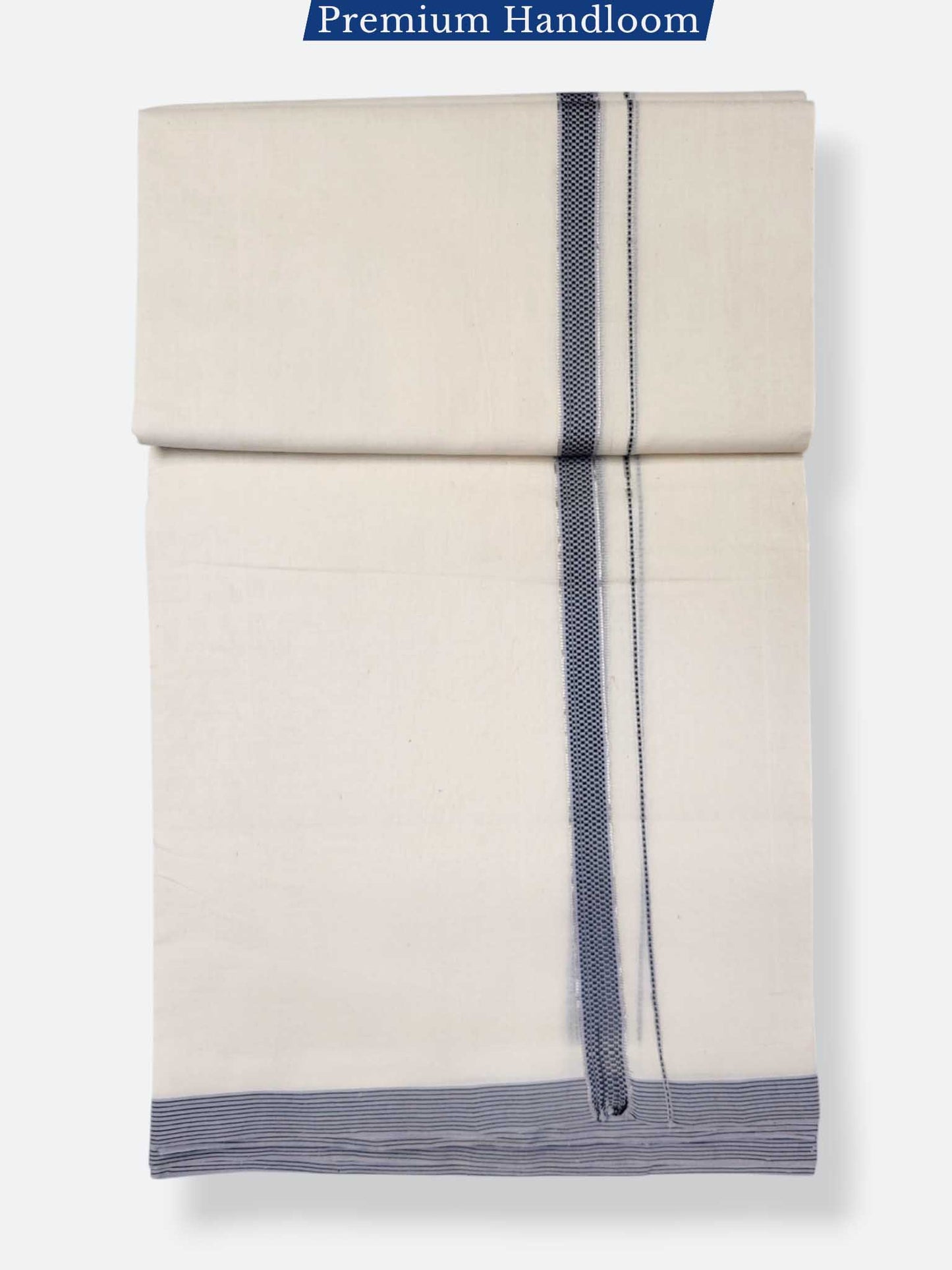 Kerala Premium Balaramapuram Handloom Dhoti/Mundu for Men