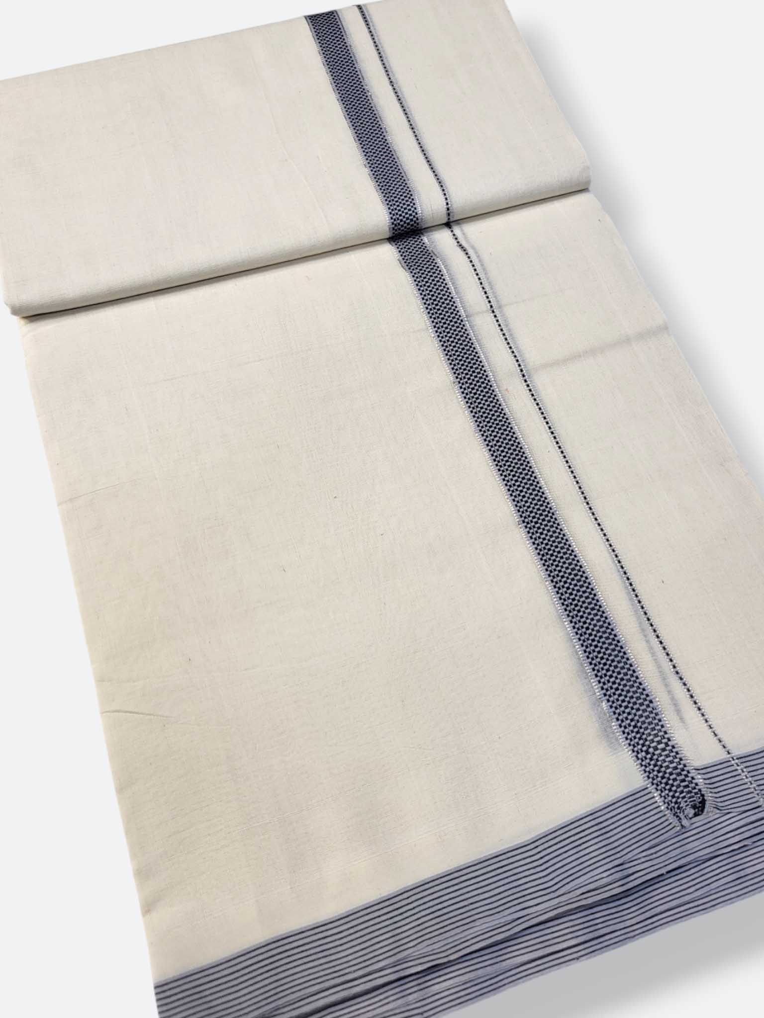 Kerala Premium Balaramapuram Handloom Dhoti/Mundu for Men