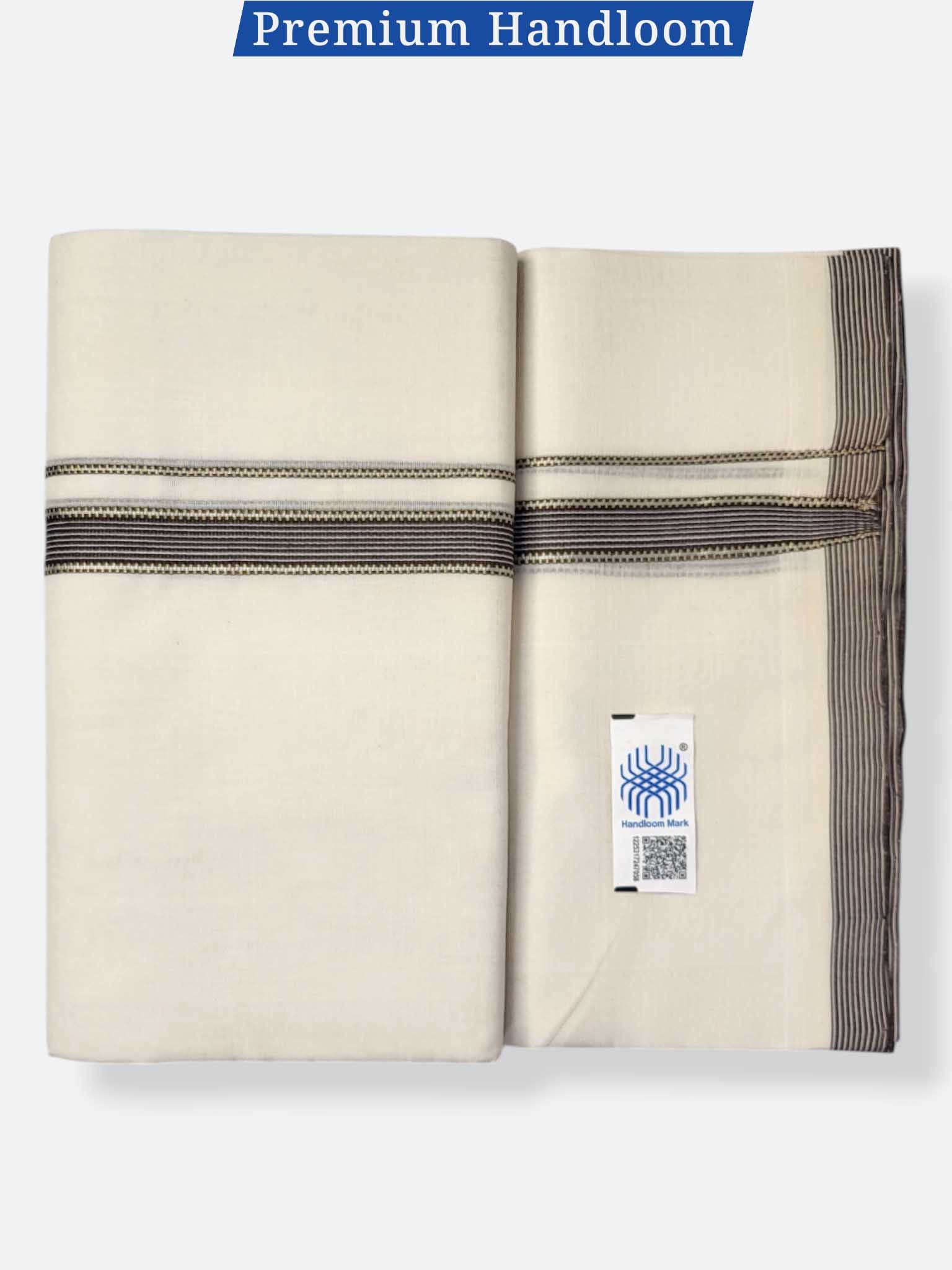 Kerala Premium Balaramapuram Handloom Dhoti/Mundu for Men