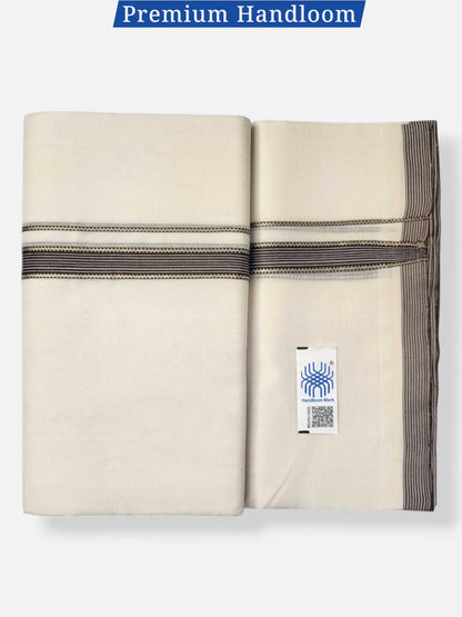 Kerala Premium Balaramapuram Handloom Dhoti/Mundu for Men