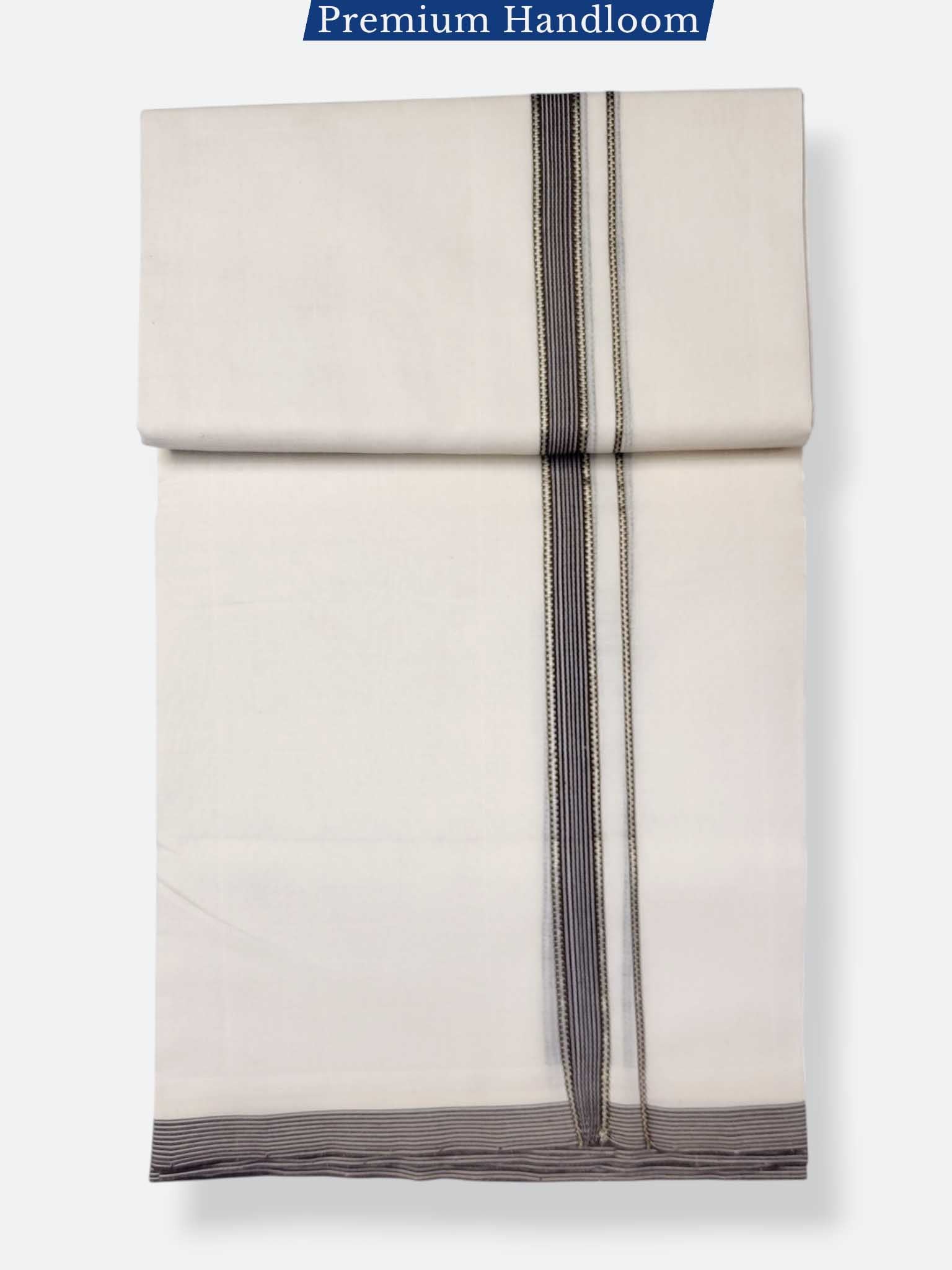 Kerala Premium Balaramapuram Handloom Dhoti/Mundu for Men