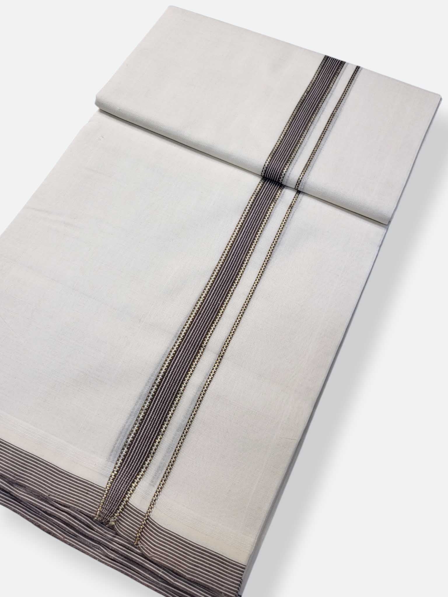Kerala Premium Balaramapuram Handloom Dhoti/Mundu for Men