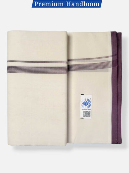 Kerala Premium Balaramapuram Handloom Dhoti/Mundu for Men