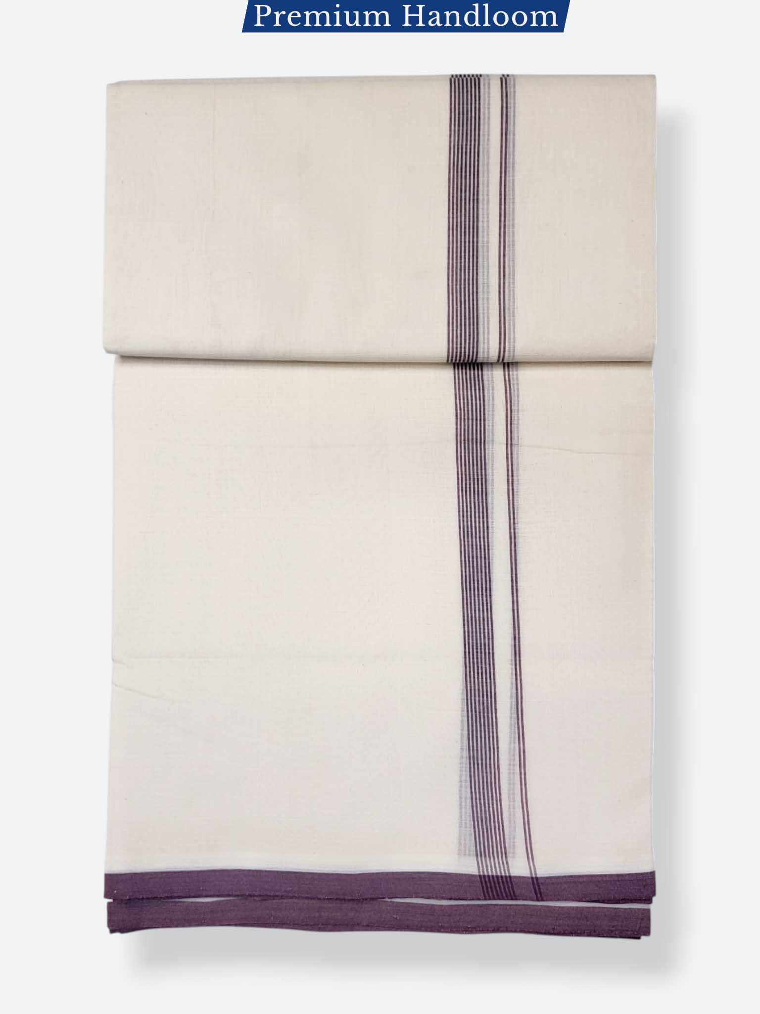 Kerala Premium Balaramapuram Handloom Dhoti/Mundu for Men