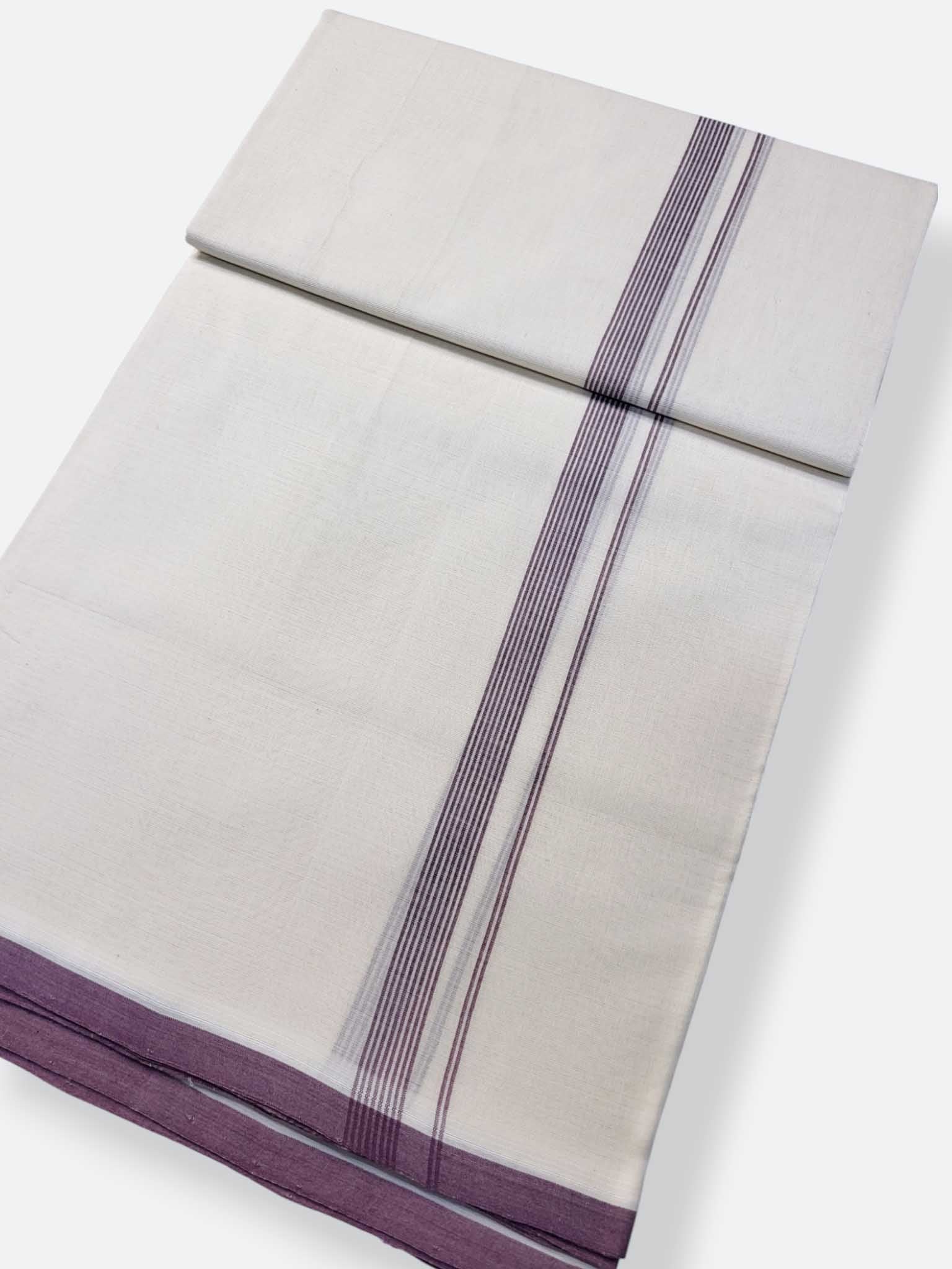 Kerala Premium Balaramapuram Handloom Dhoti/Mundu for Men