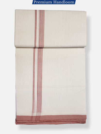 Kerala Premium Balaramapuram Handloom Dhoti/Mundu for Men