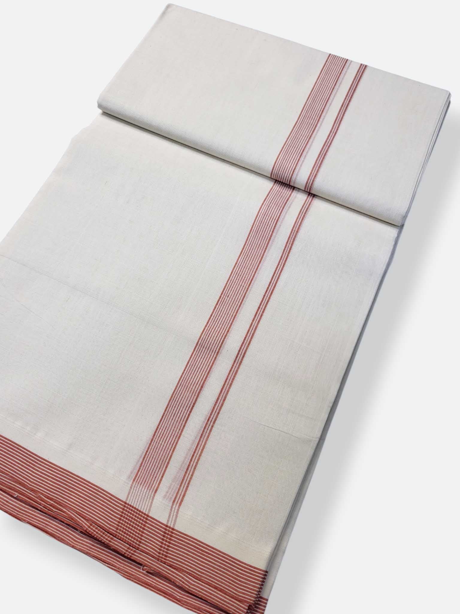 Kerala Premium Balaramapuram Handloom Dhoti/Mundu for Men