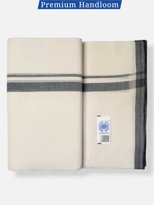 Kerala Premium Balaramapuram Handloom Dhoti/Mundu for Men