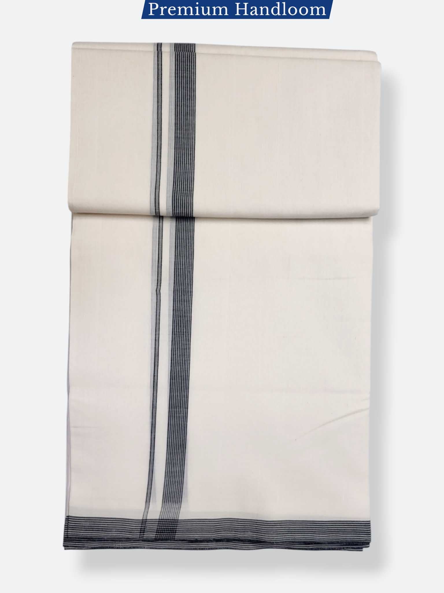 Kerala Premium Balaramapuram Handloom Dhoti/Mundu for Men
