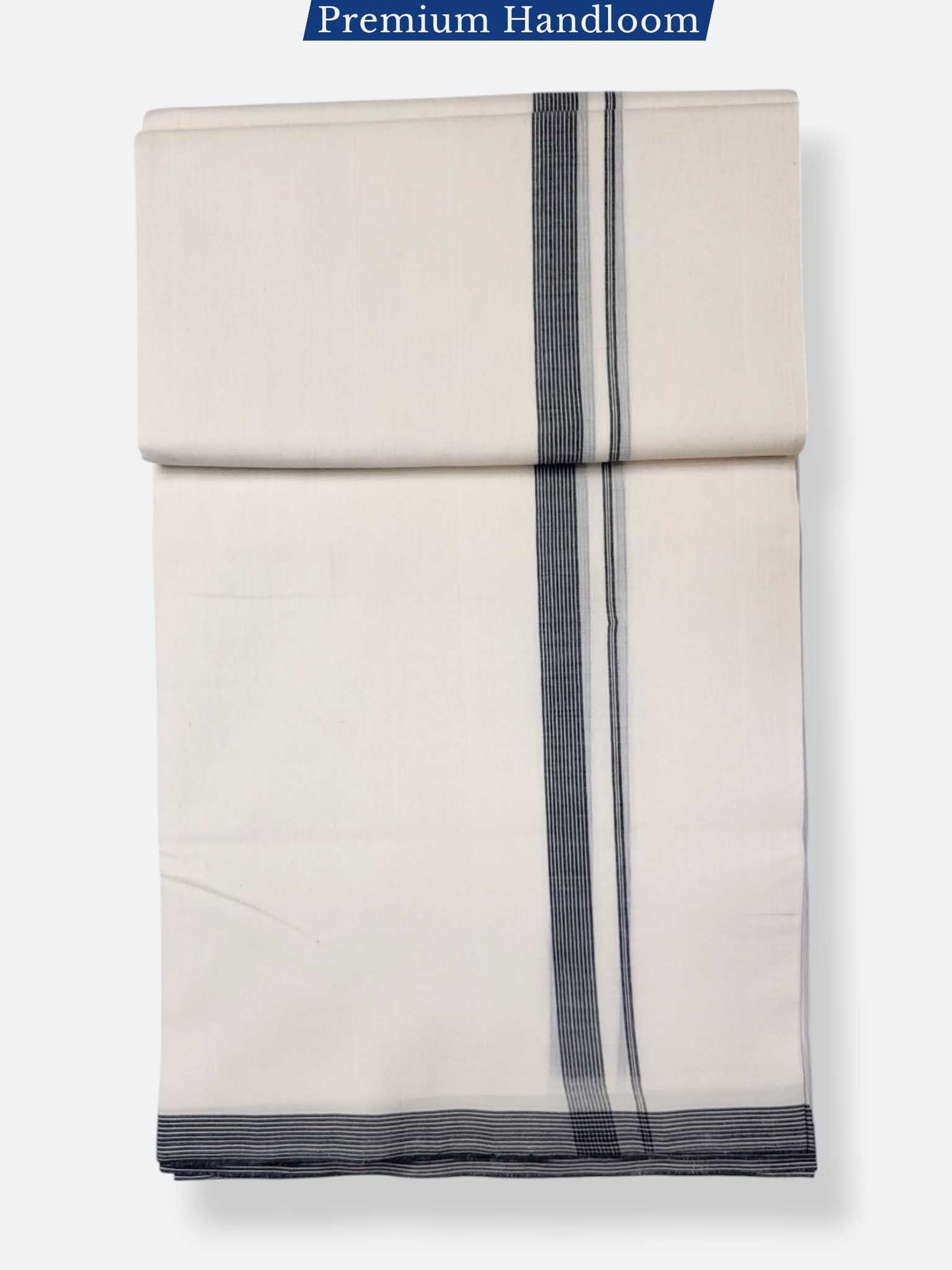 Kerala Premium Balaramapuram Handloom Dhoti/Mundu for Men