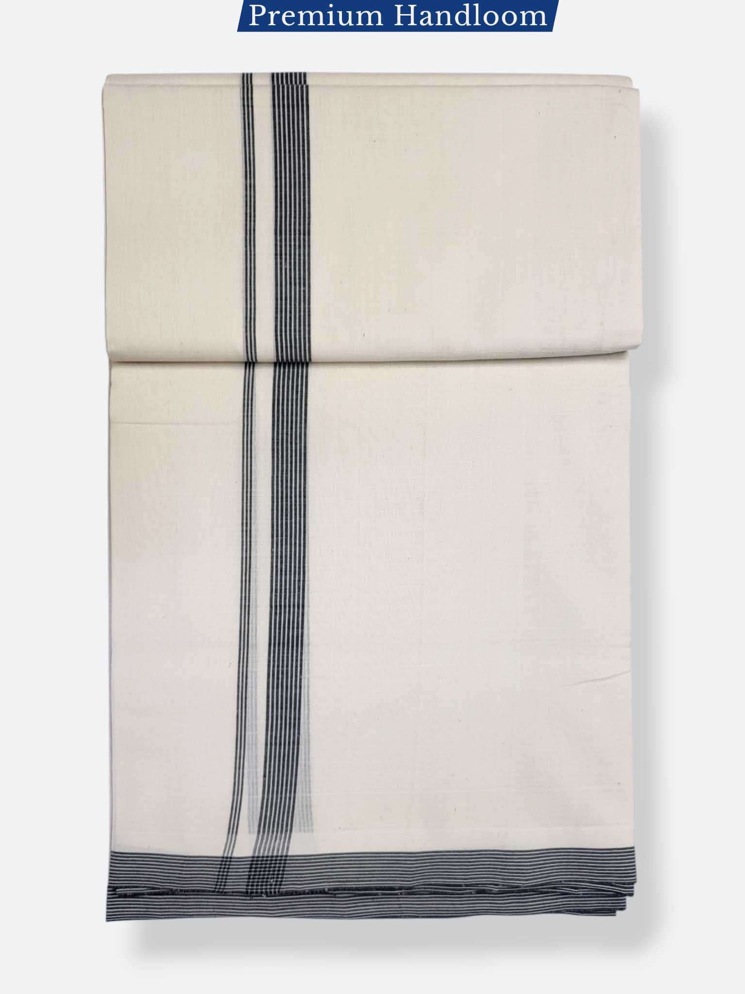Kerala Premium Balaramapuram Handloom Dhoti/Mundu for Men