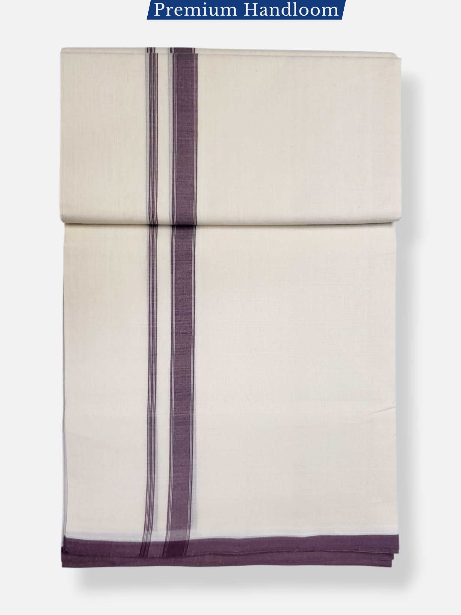 Kerala Premium Balaramapuram Handloom Dhoti/Mundu for Men