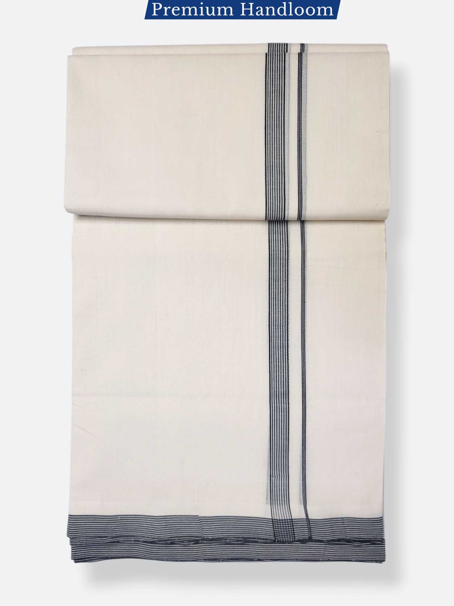 Kerala Premium Balaramapuram Handloom Dhoti/Mundu for Men
