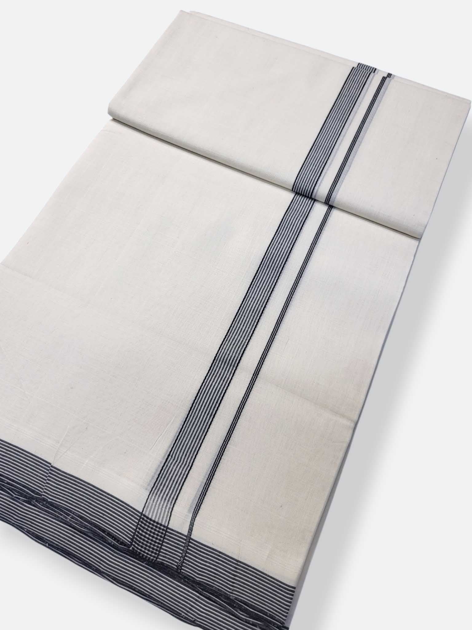 Kerala Premium Balaramapuram Handloom Dhoti/Mundu for Men