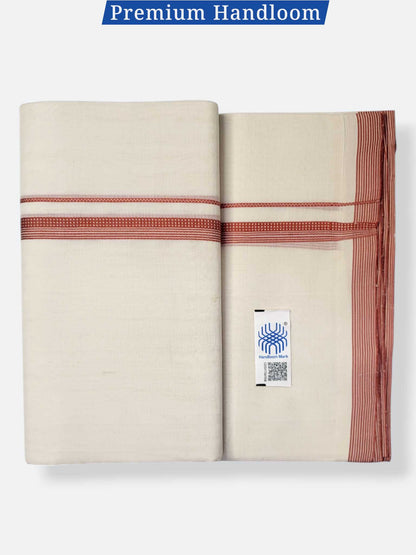 Kerala Premium Balaramapuram Handloom Dhoti/Mundu for Men