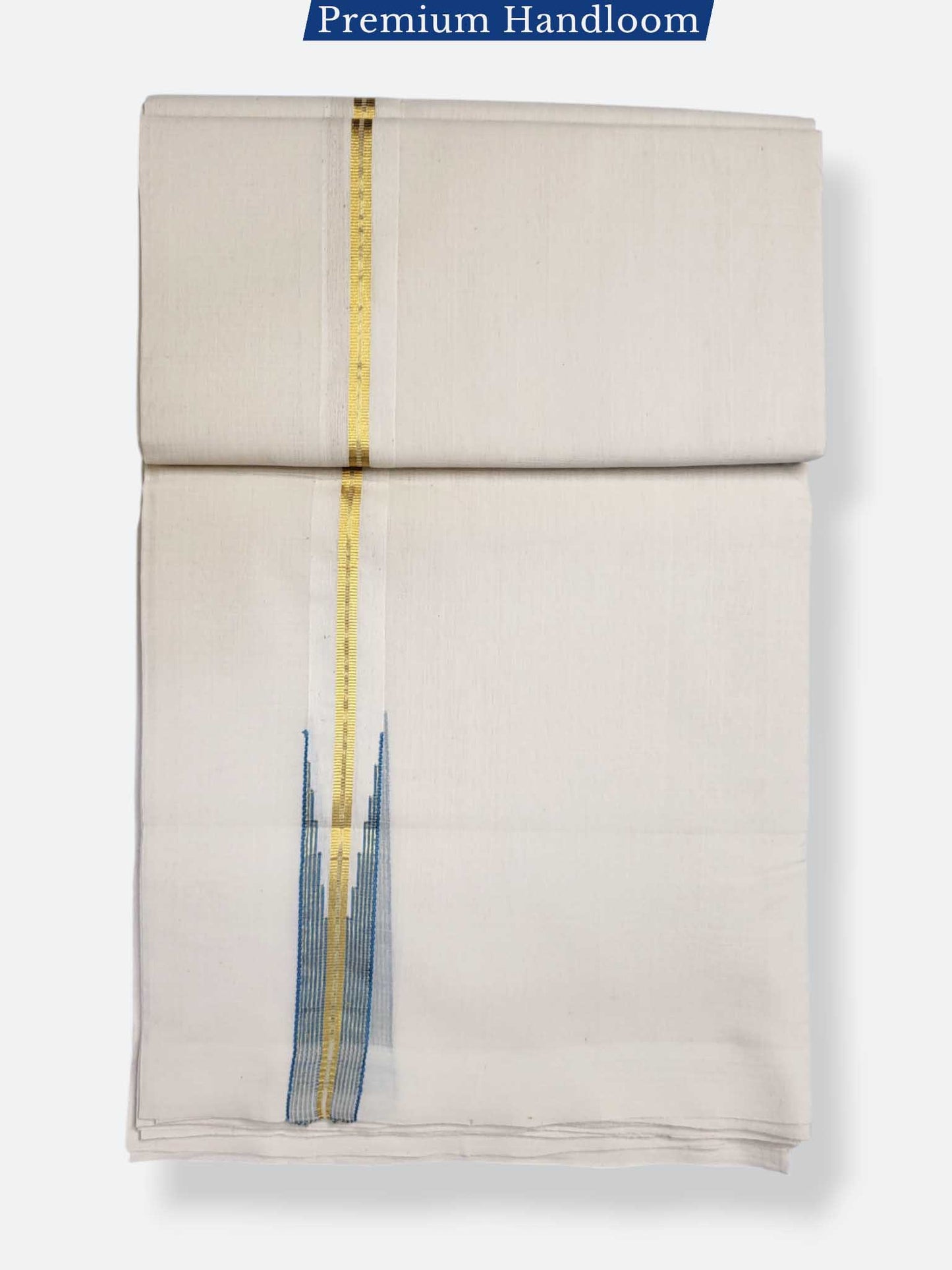 Kerala Premium Balaramapuram Handloom Dhoti/Mundu for Men