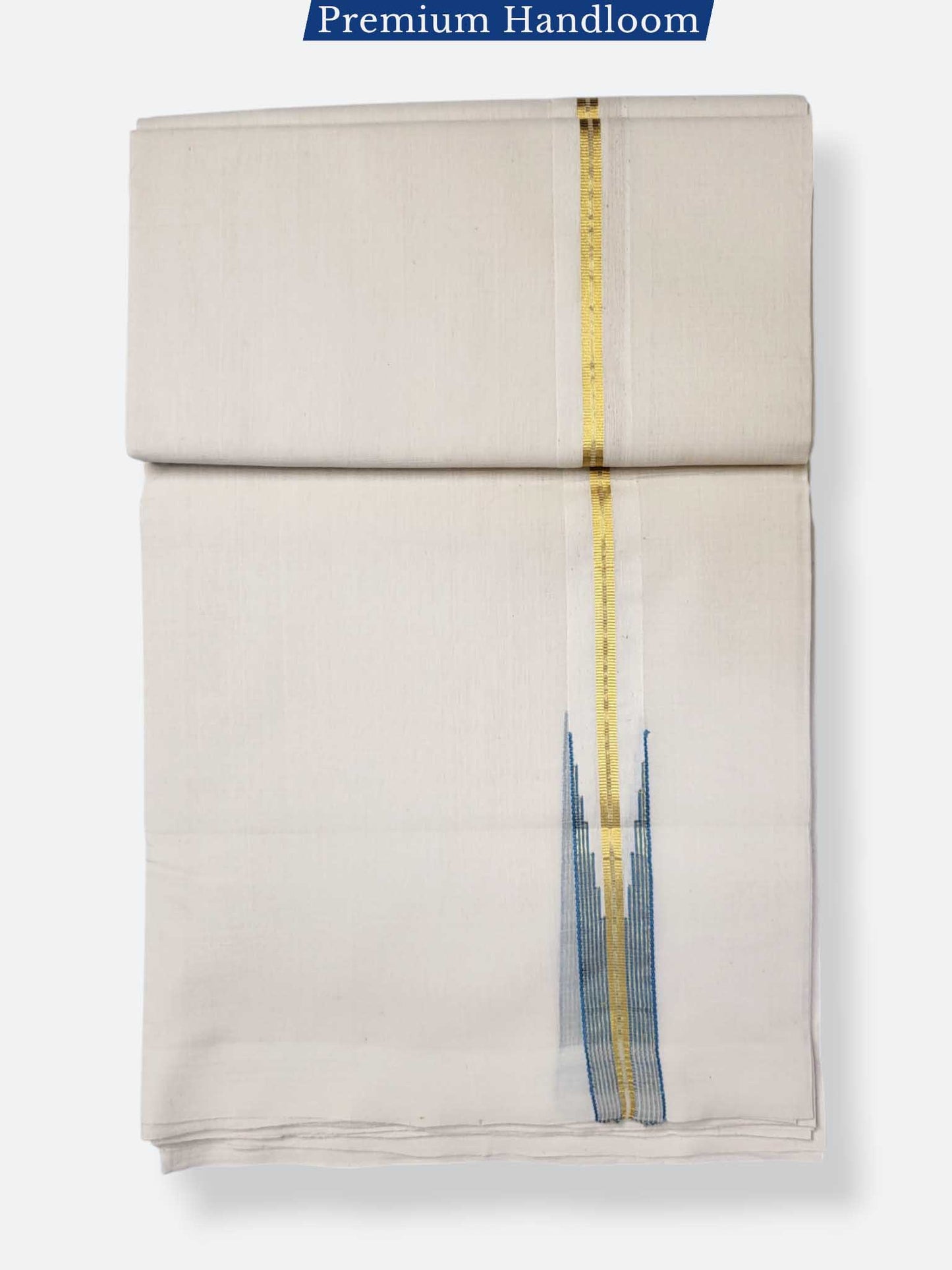 Kerala Premium Balaramapuram Handloom Dhoti/Mundu for Men