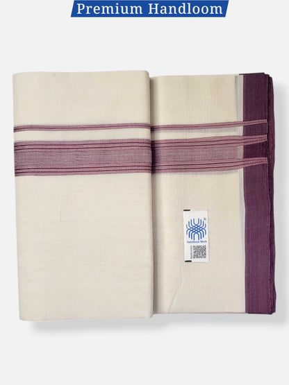 Kerala Premium Balaramapuram Handloom Dhoti/Mundu for Men