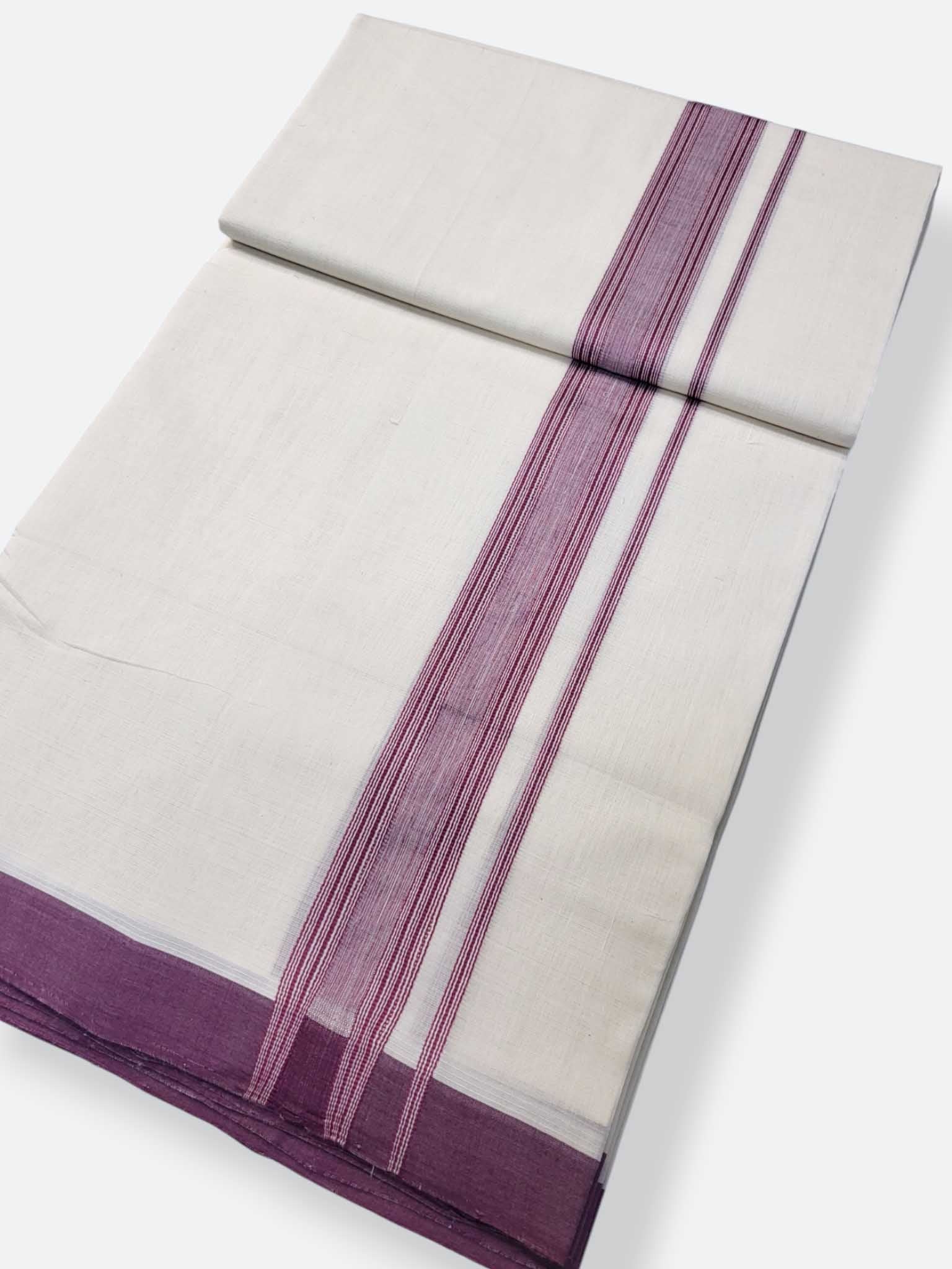 Kerala Premium Balaramapuram Handloom Dhoti/Mundu for Men