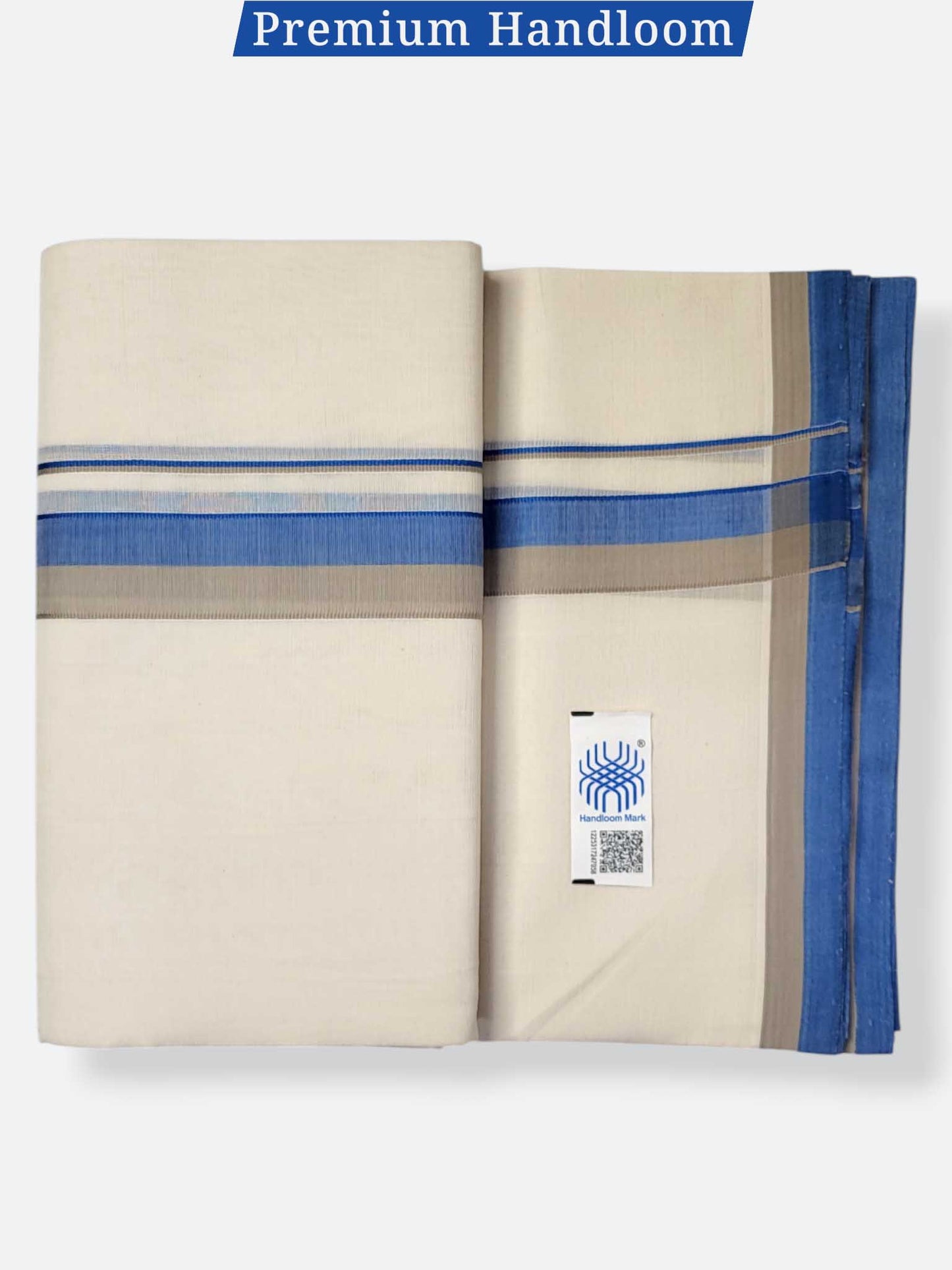 Kerala Premium Balaramapuram Handloom Dhoti/Mundu for Men
