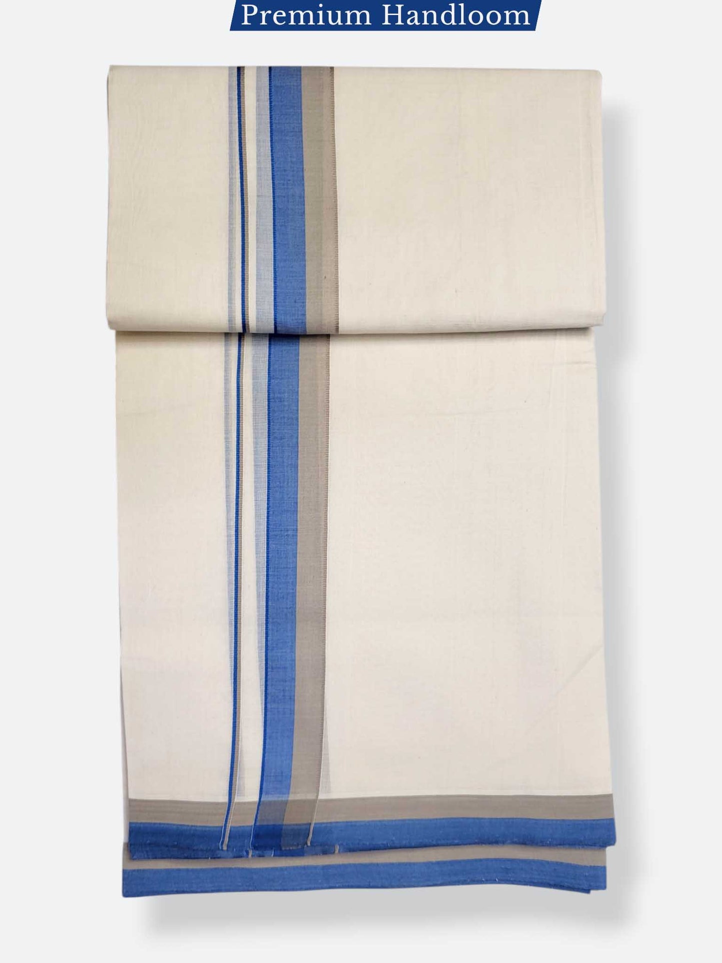 Kerala Premium Balaramapuram Handloom Dhoti/Mundu for Men