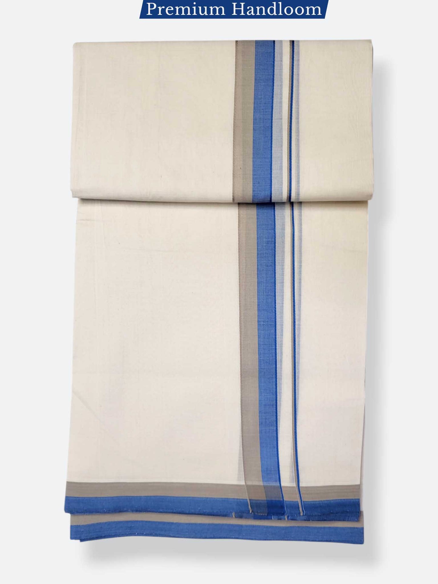 Kerala Premium Balaramapuram Handloom Dhoti/Mundu for Men