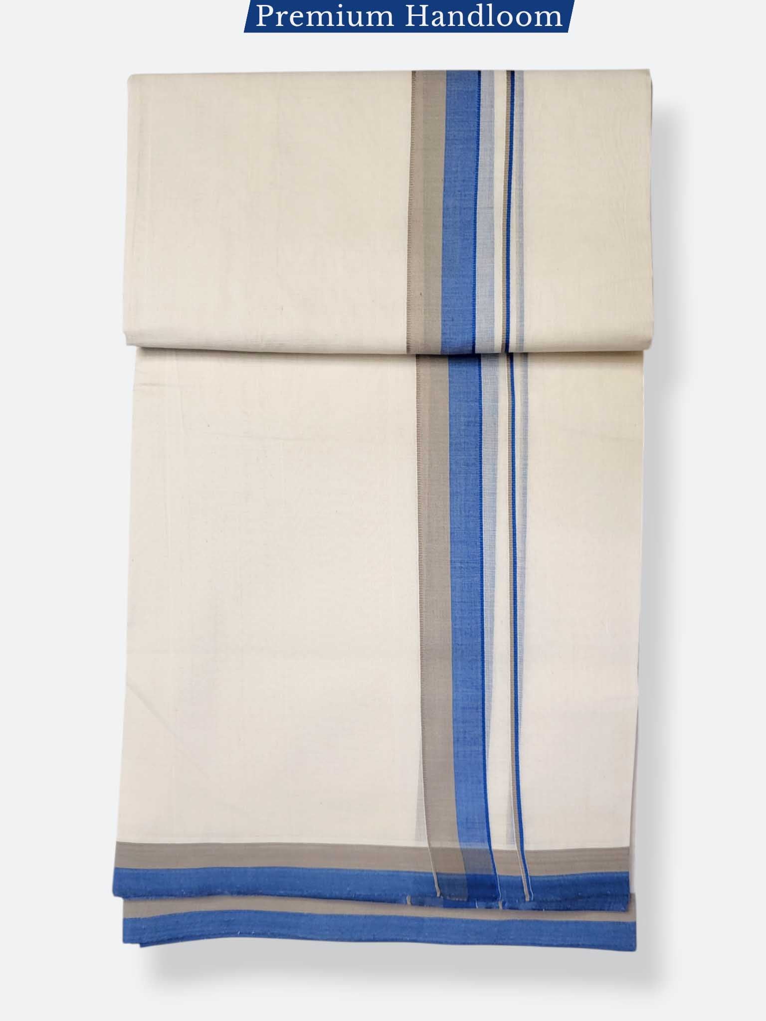 Kerala Premium Balaramapuram Handloom Dhoti/Mundu for Men