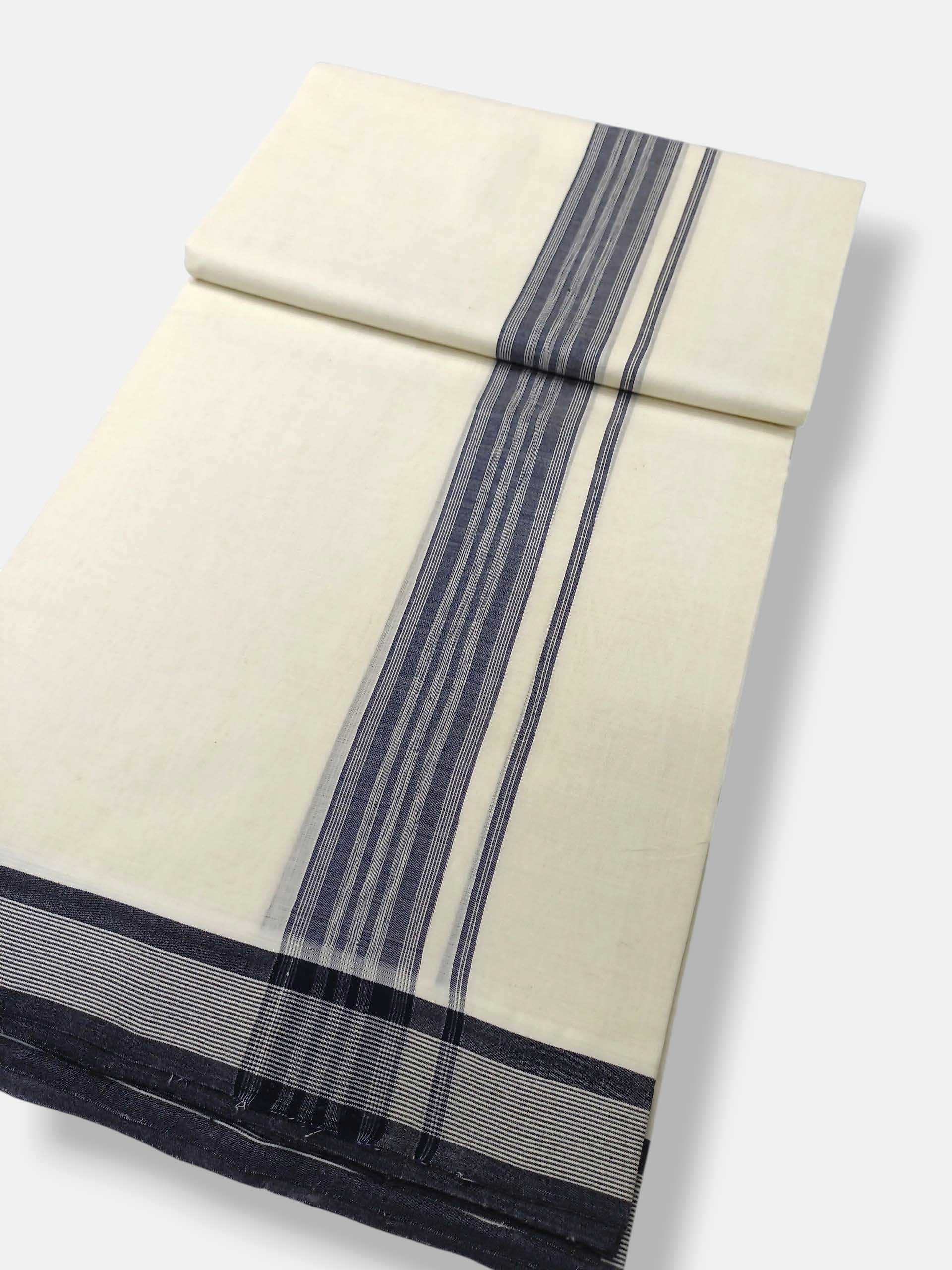 Kerala Premium Balaramapuram Handloom Dhoti/Mundu for Men