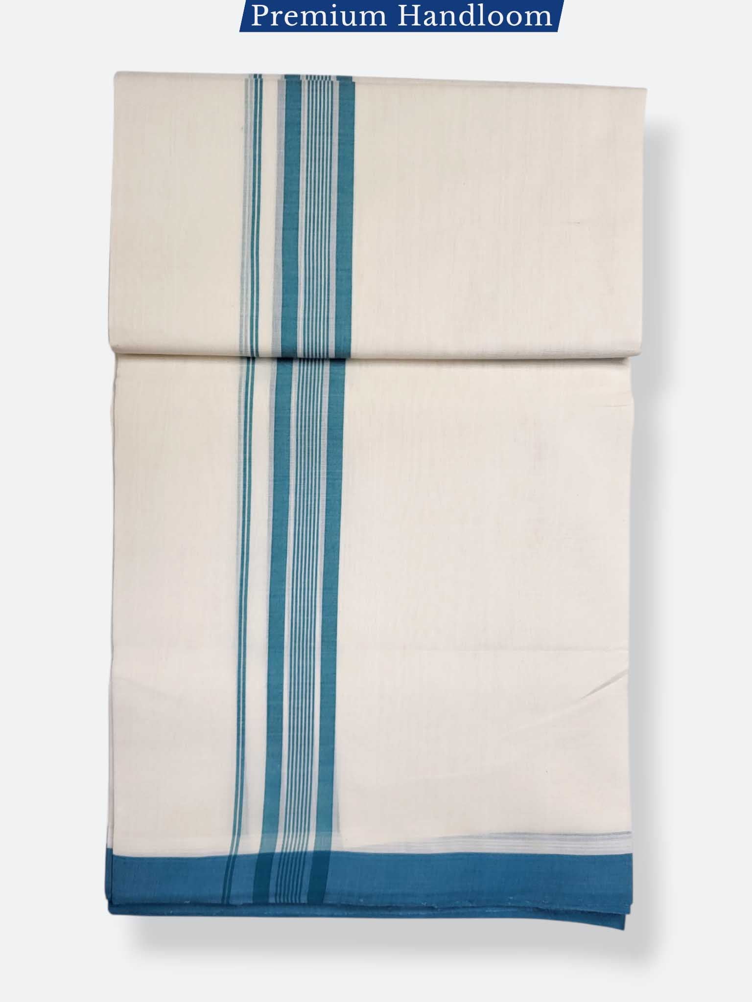 Kerala Premium Balaramapuram Handloom Dhoti/Mundu for Men
