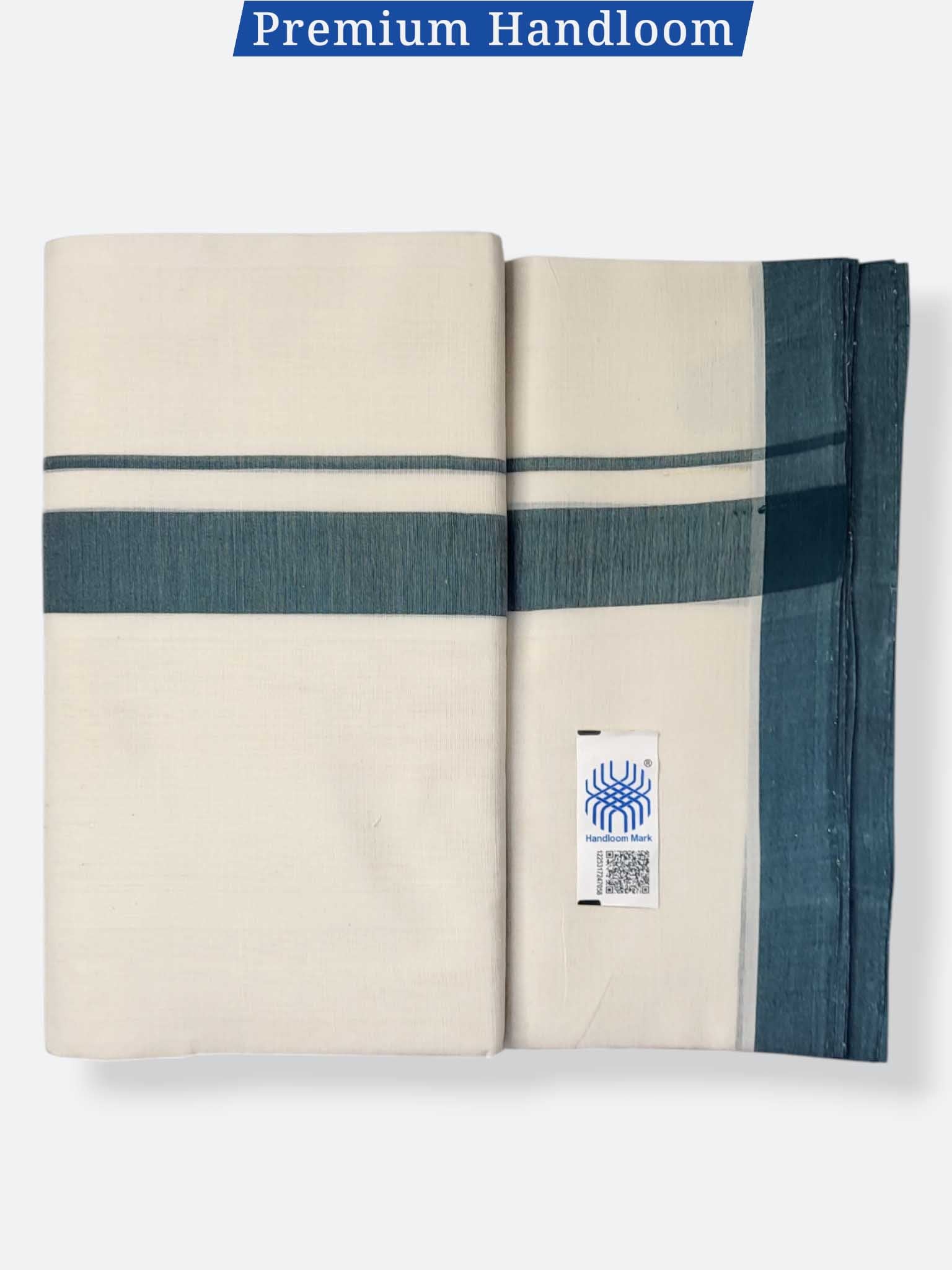 Kerala Premium Balaramapuram Handloom Dhoti/Mundu for Men