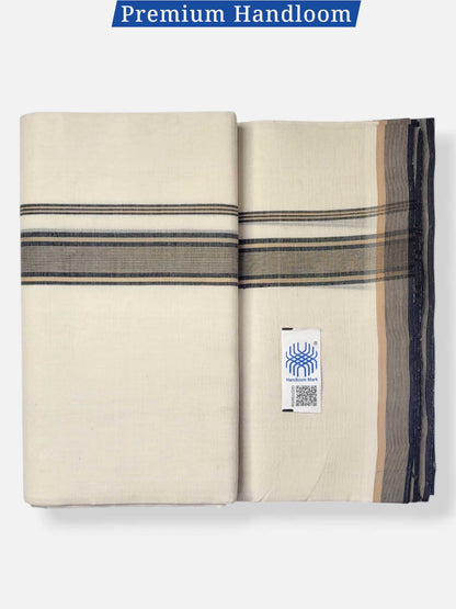 Kerala Premium Balaramapuram Handloom Dhoti/Mundu for Men