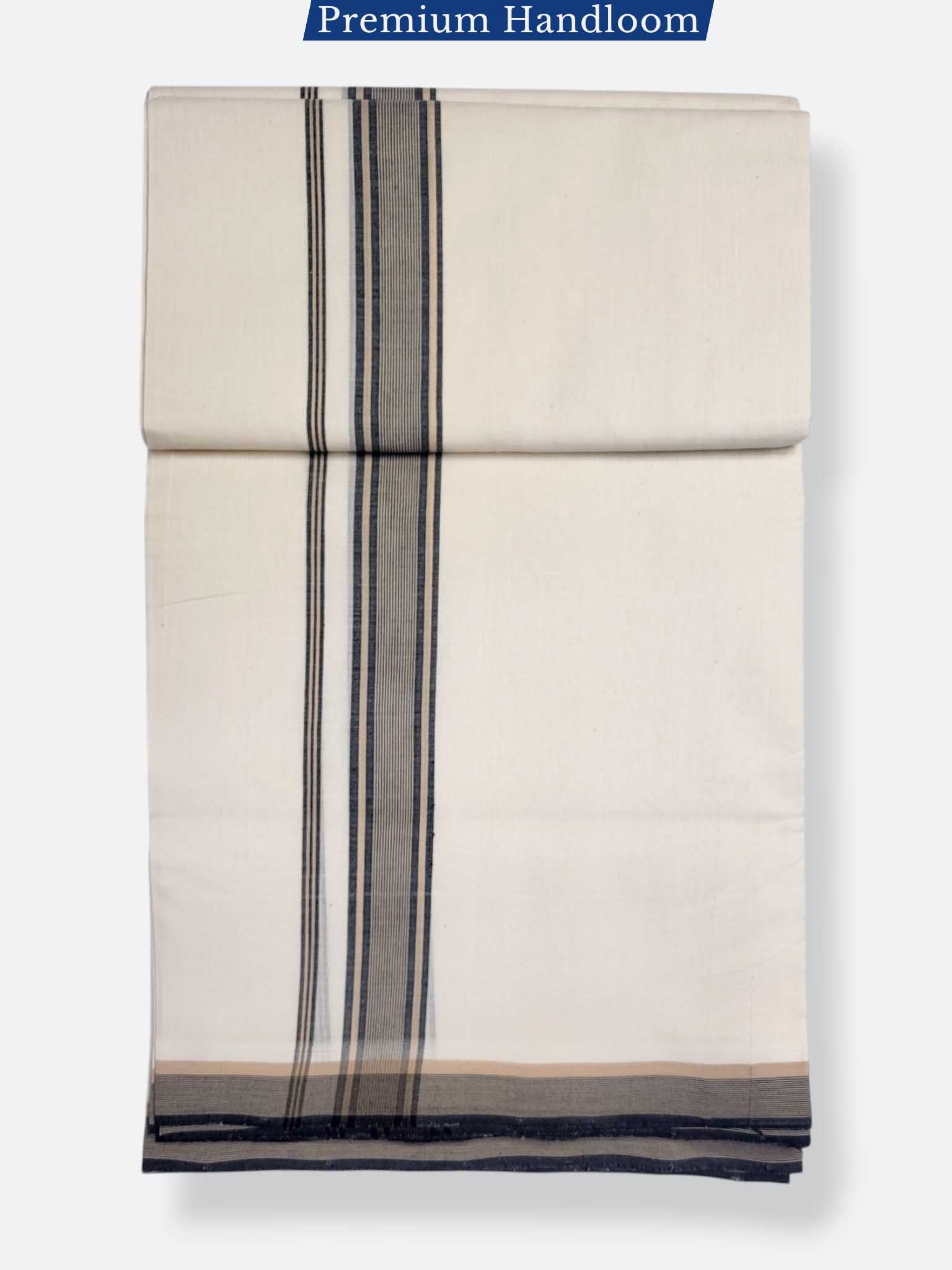 Kerala Premium Balaramapuram Handloom Dhoti/Mundu for Men
