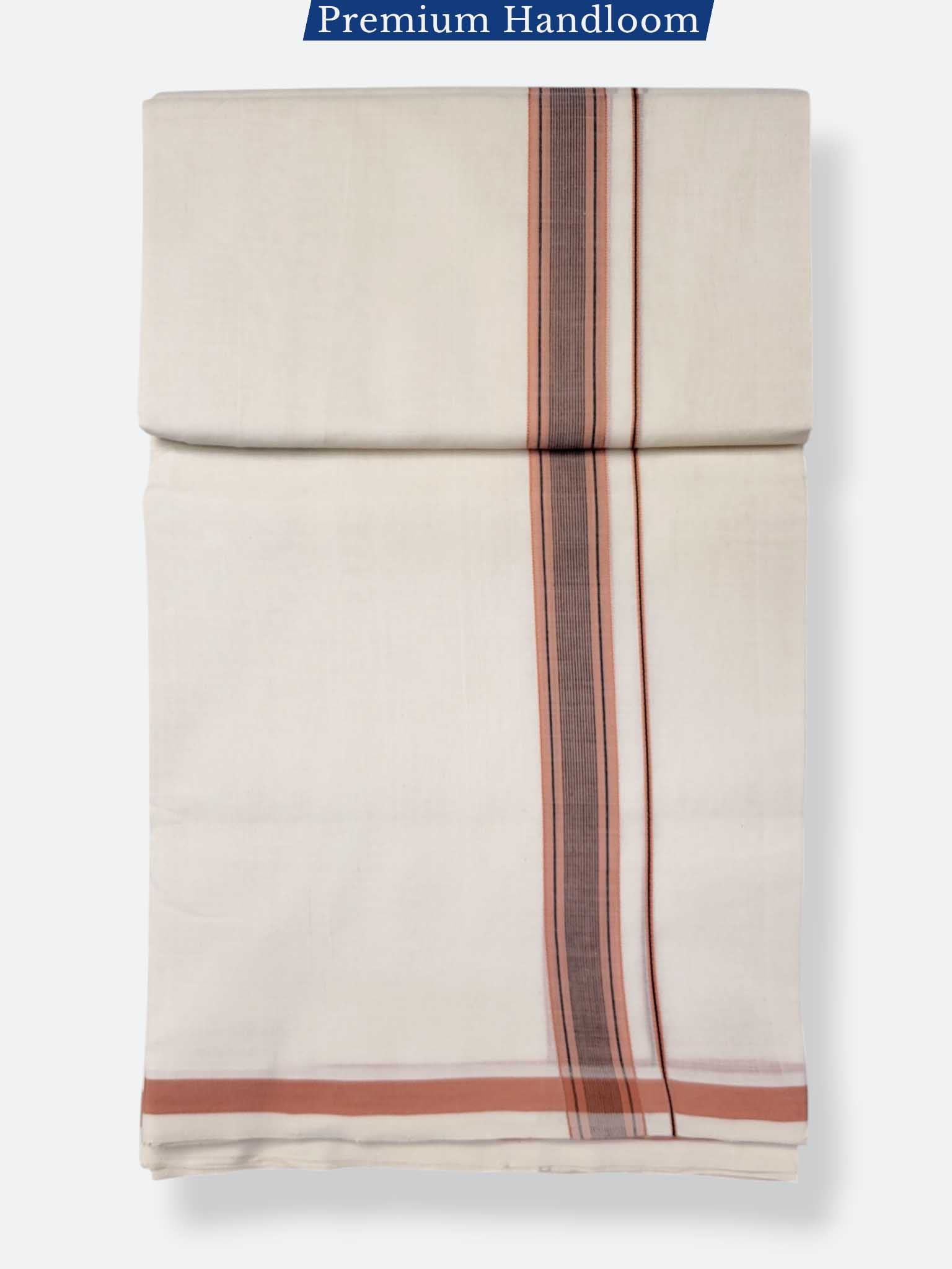 Kerala Premium Balaramapuram Handloom Dhoti/Mundu for Men