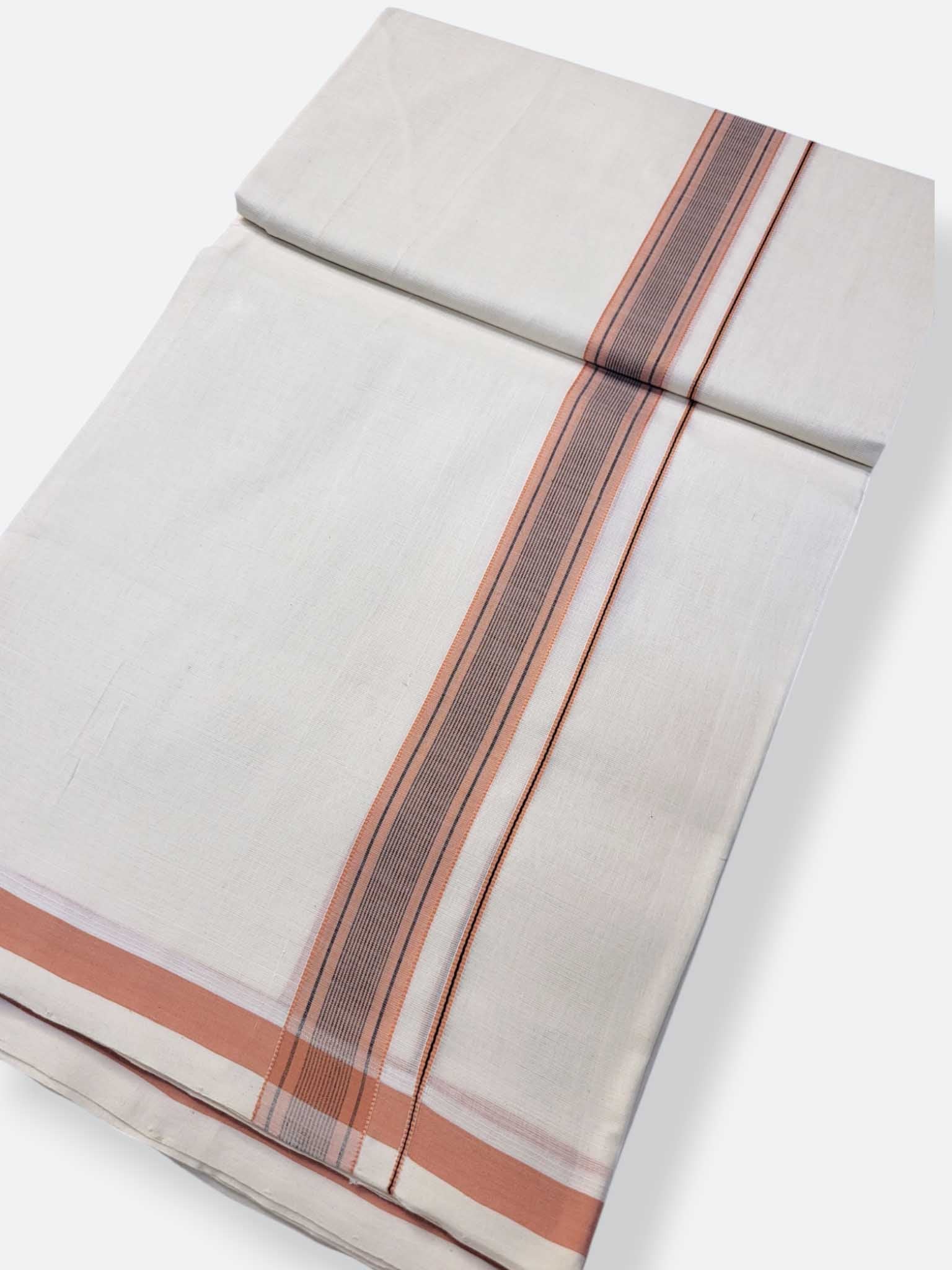 Kerala Premium Balaramapuram Handloom Dhoti/Mundu for Men