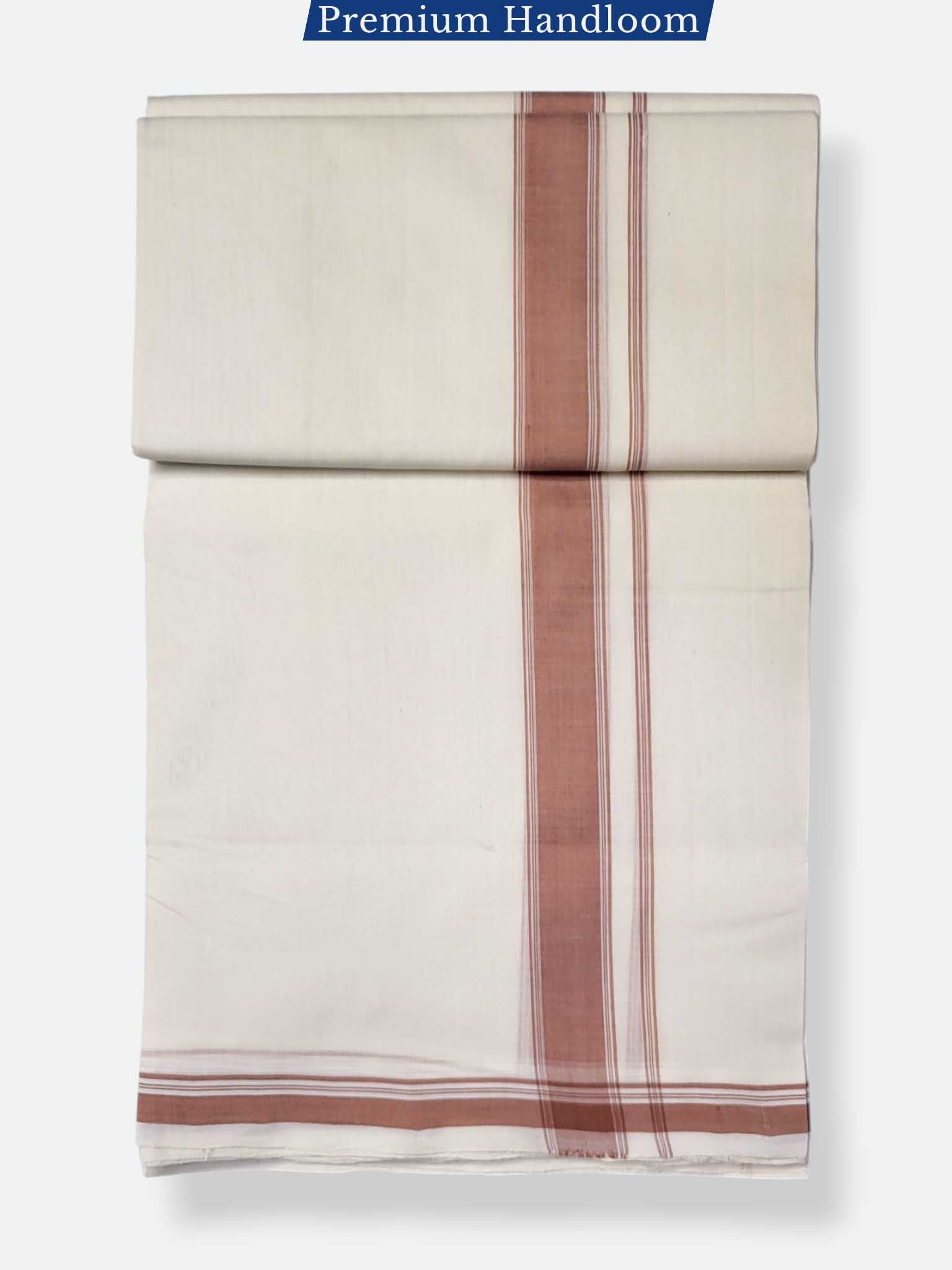 Kerala Premium Balaramapuram Handloom Dhoti/Mundu for Men