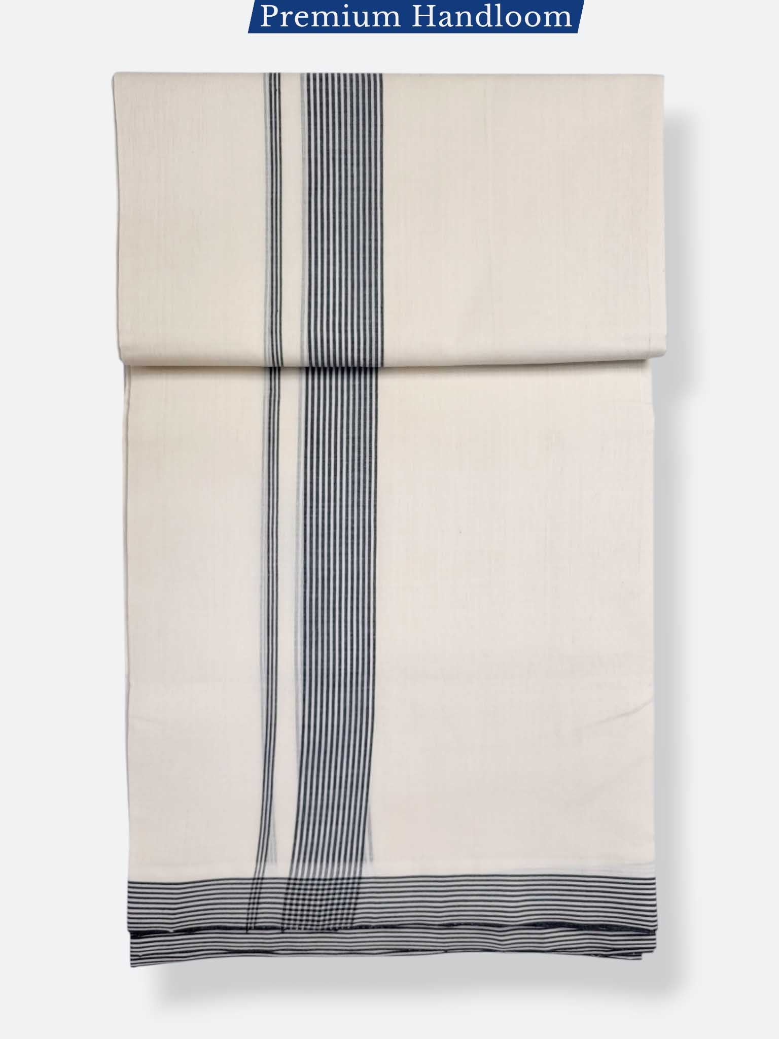 Kerala Premium Balaramapuram Handloom Dhoti/Mundu for Men