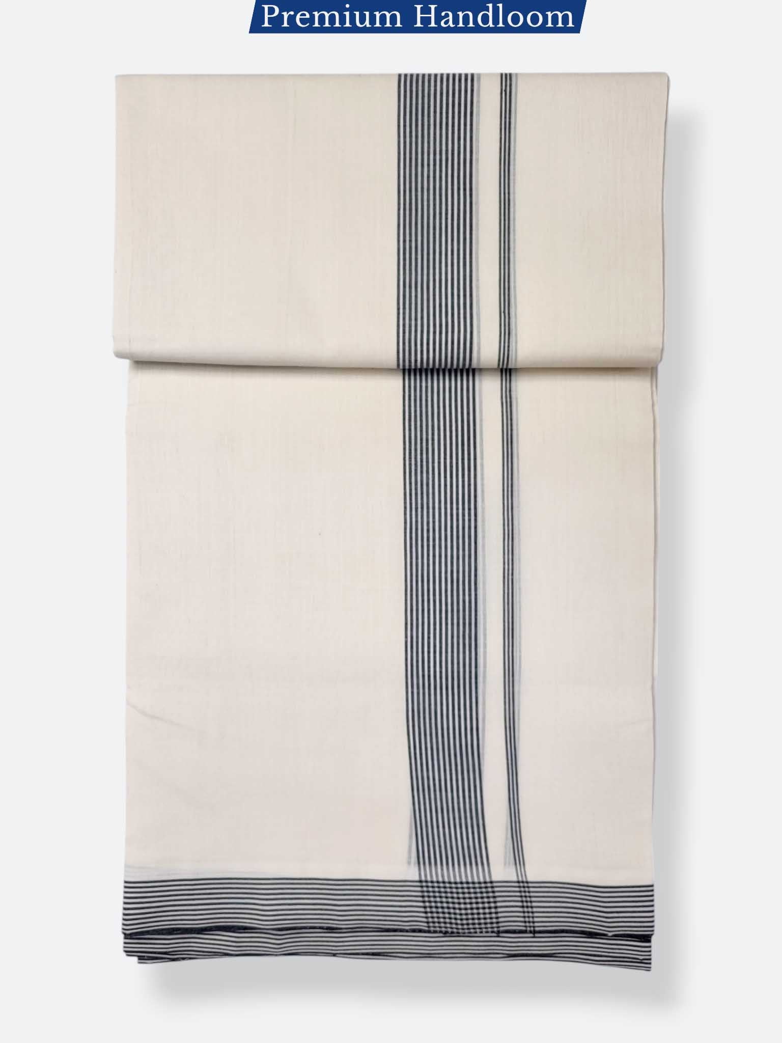 Kerala Premium Balaramapuram Handloom Dhoti/Mundu for Men