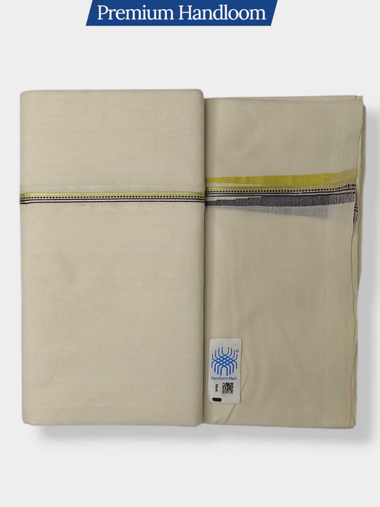 Kerala Premium Balaramapuram Handloom Dhoti/Mundu for Men