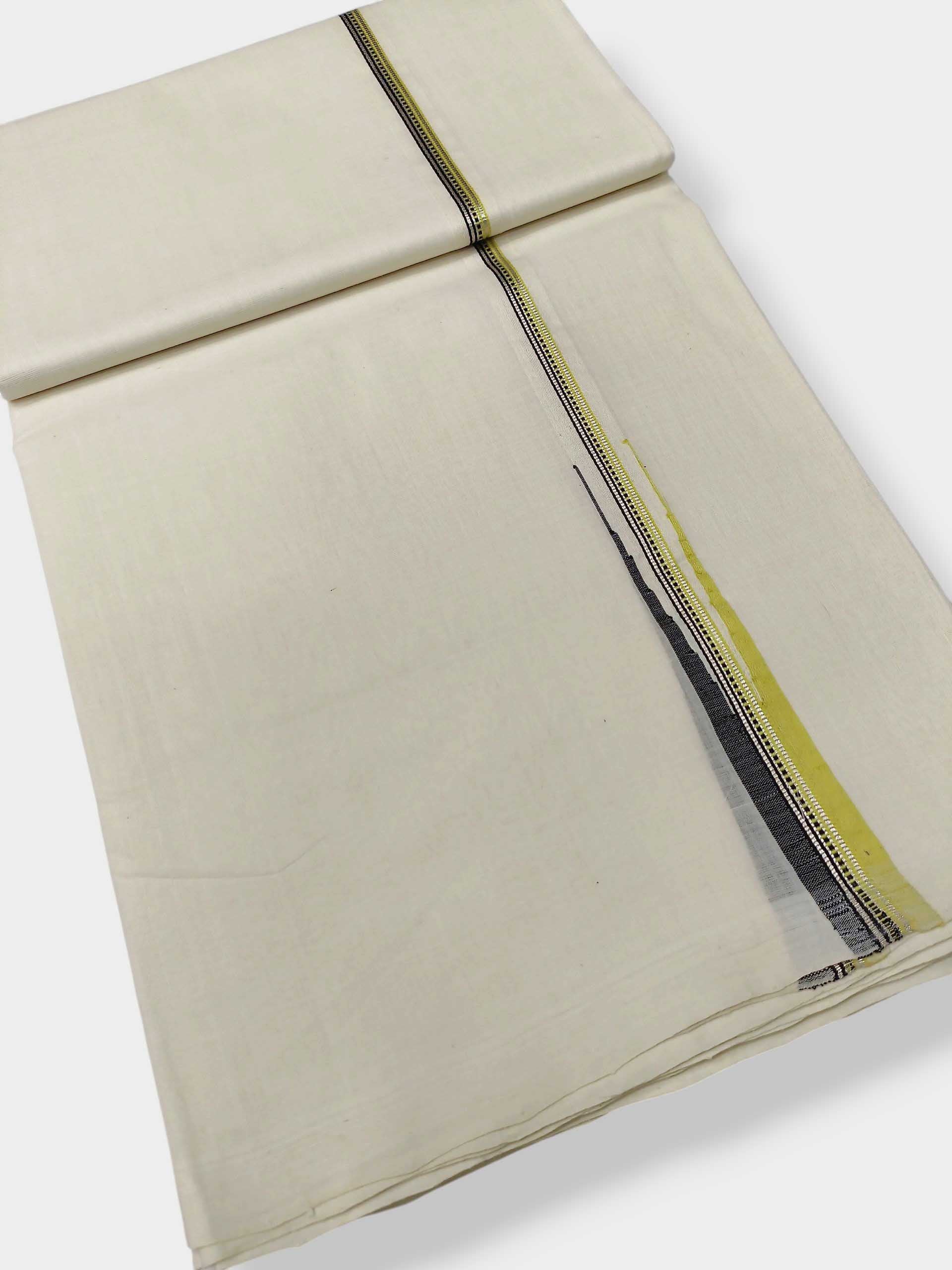 Kerala Premium Balaramapuram Handloom Dhoti/Mundu for Men