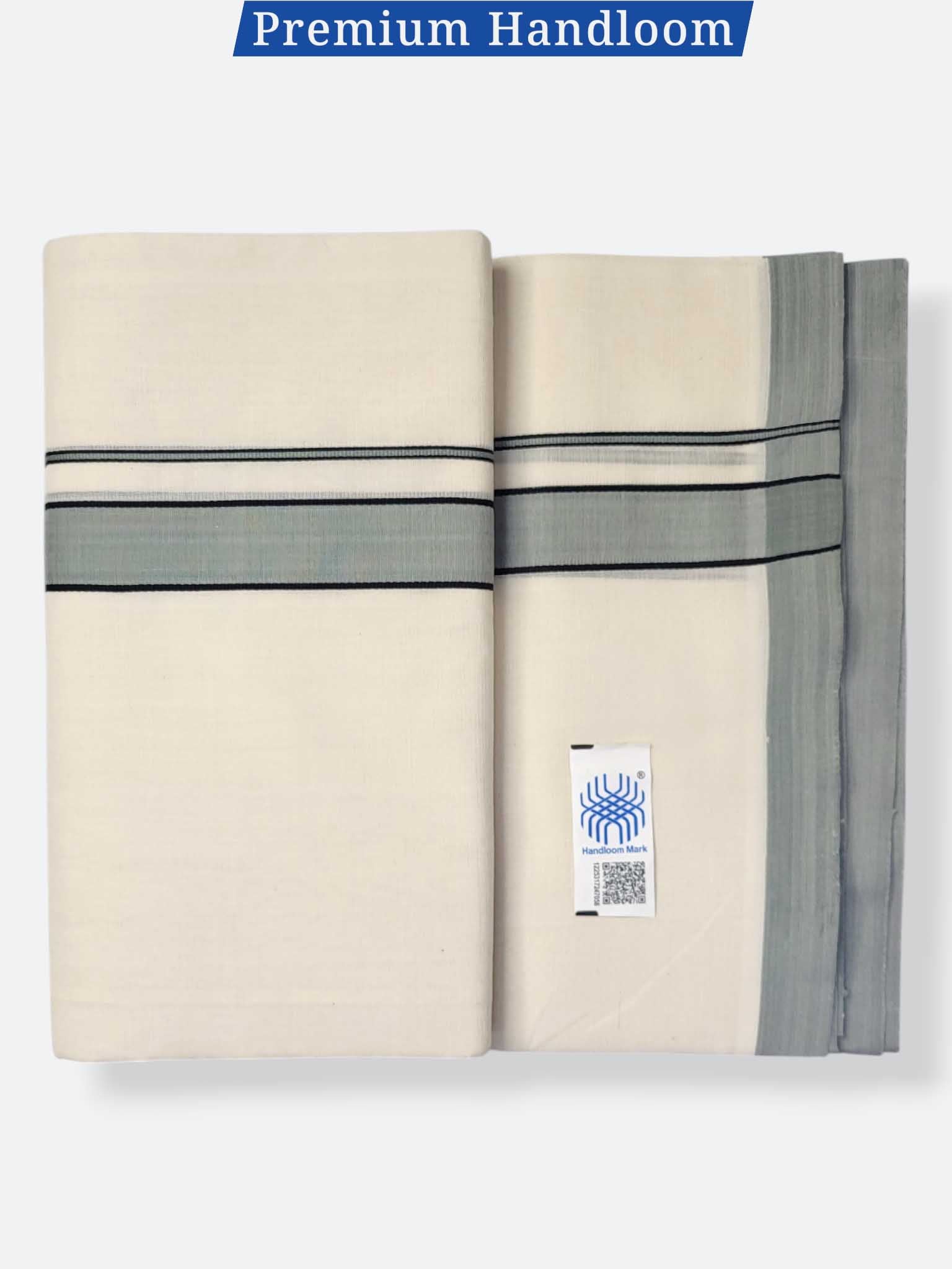 Kerala Premium Balaramapuram Handloom Dhoti/Mundu for Men