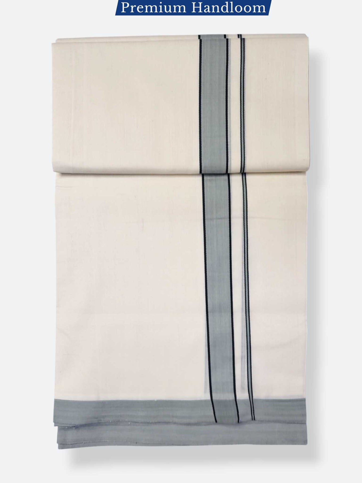 Kerala Premium Balaramapuram Handloom Dhoti/Mundu for Men