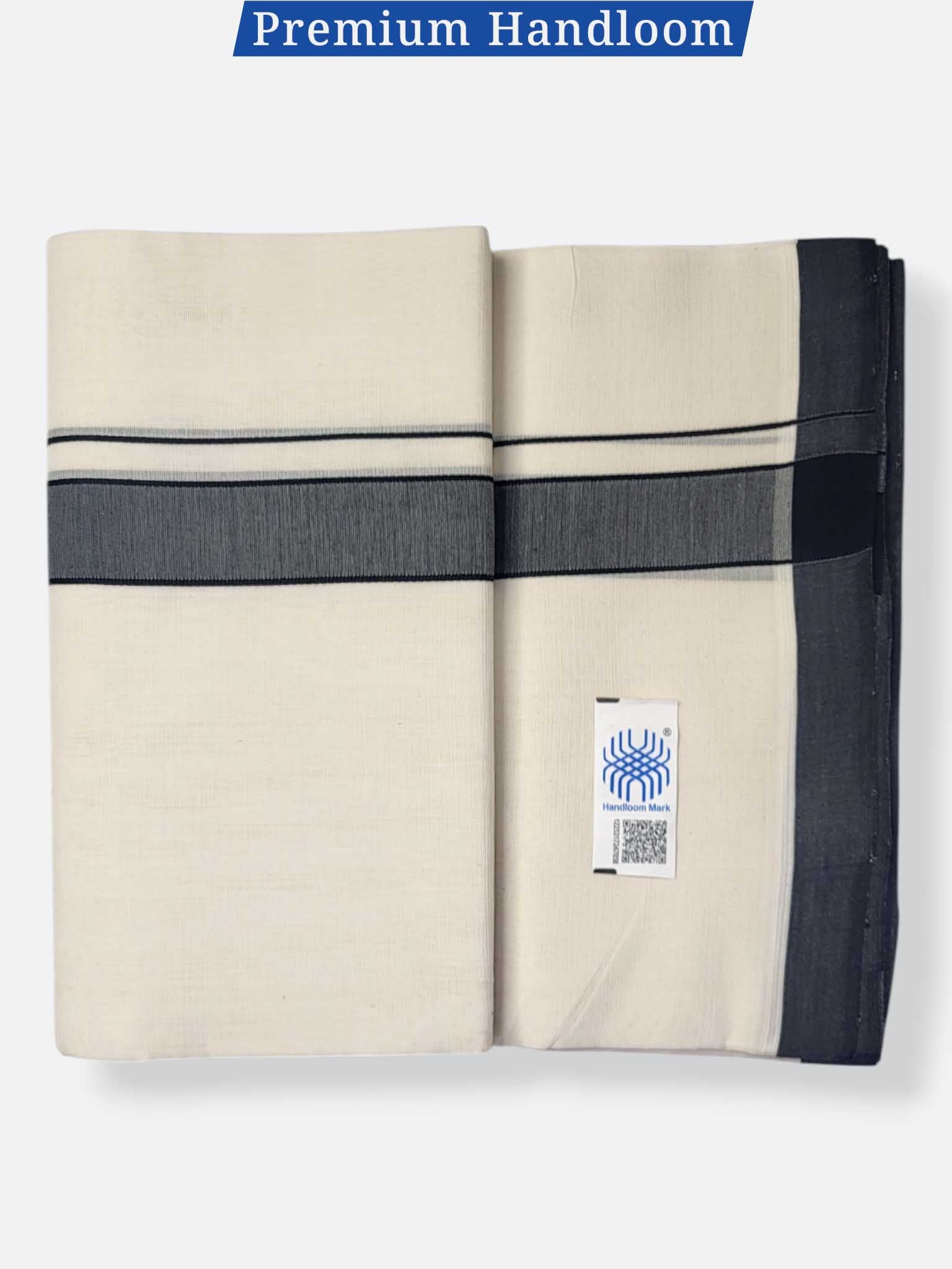 Kerala Premium Balaramapuram Handloom Dhoti/Mundu for Men