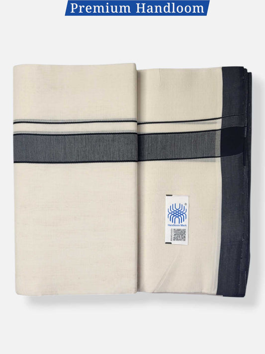 Kerala Premium Balaramapuram Handloom Dhoti/Mundu for Men