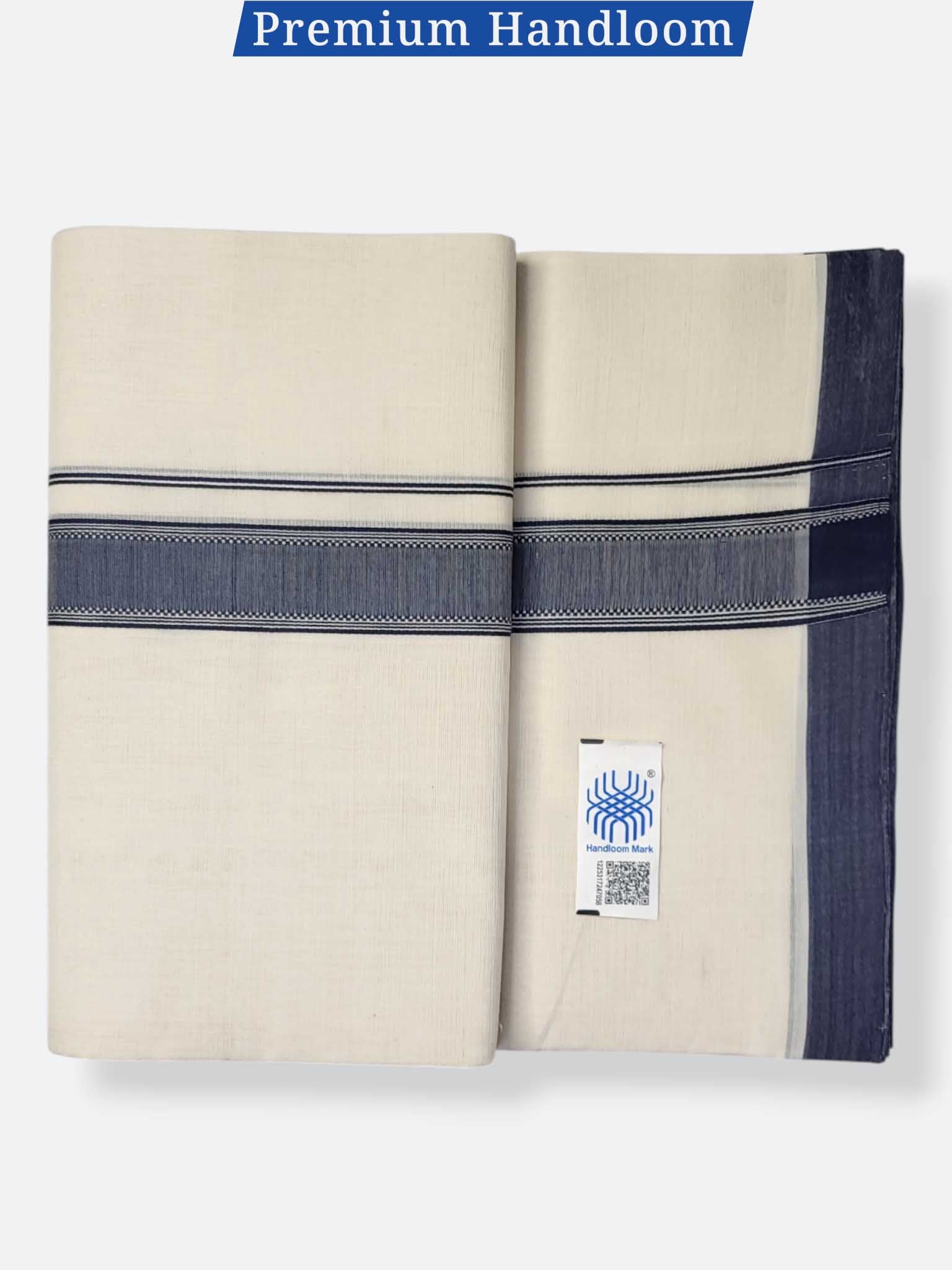 Kerala Premium Balaramapuram Handloom Dhoti/Mundu for Men