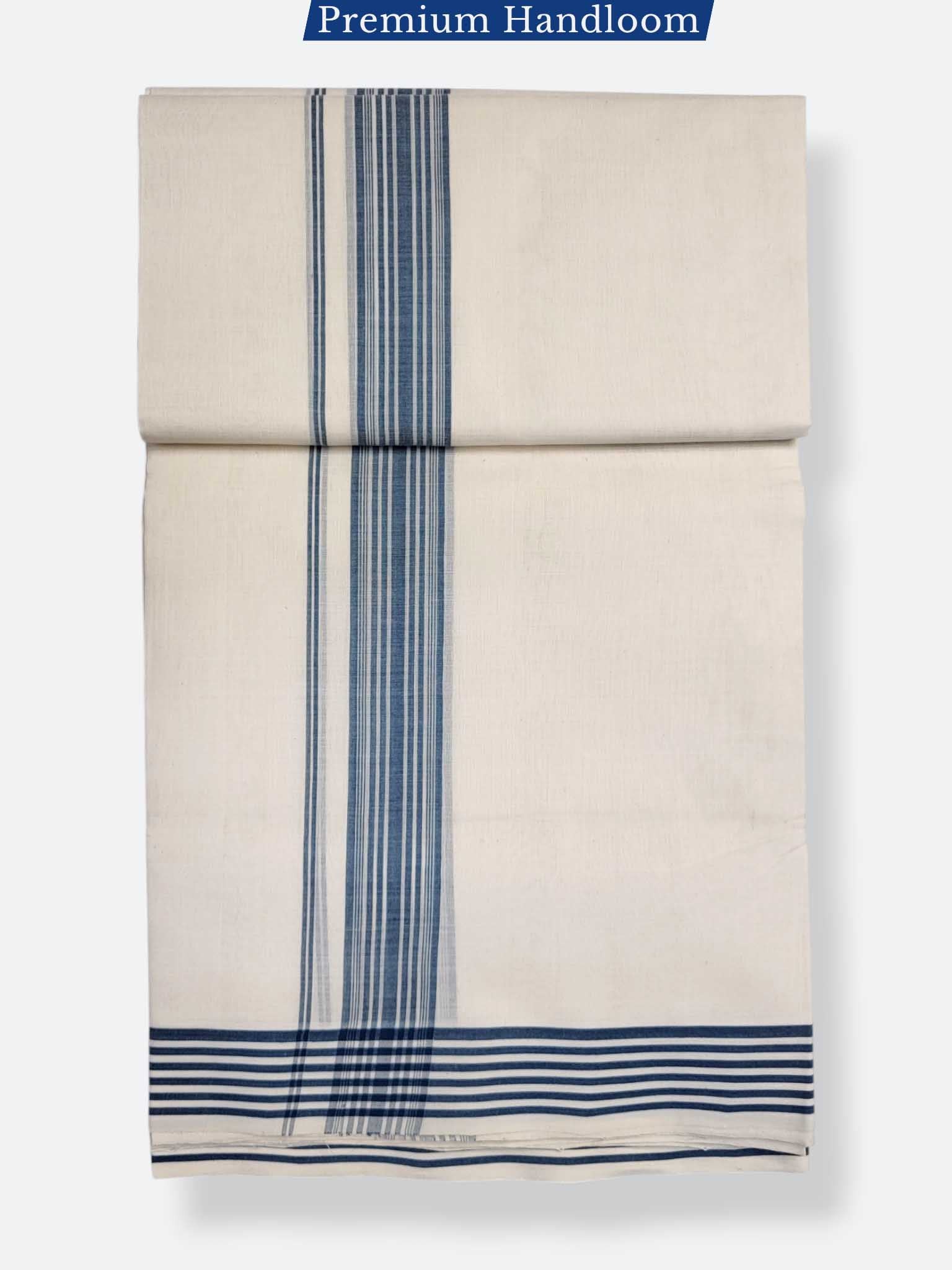 Kerala Premium Balaramapuram Handloom Dhoti/Mundu for Men