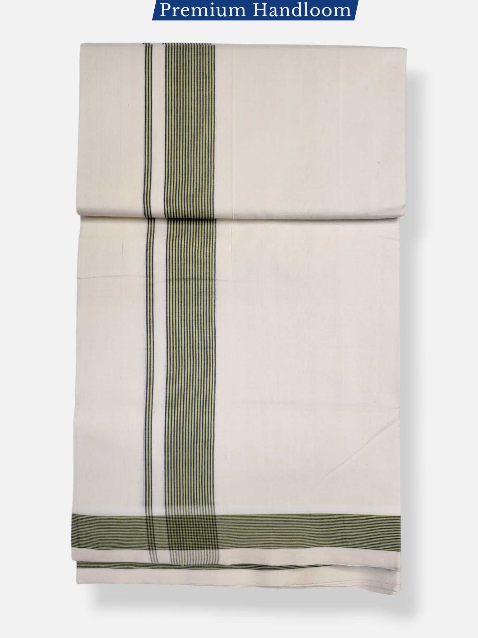 Kerala Premium Balaramapuram Handloom Dhoti/Mundu for Men