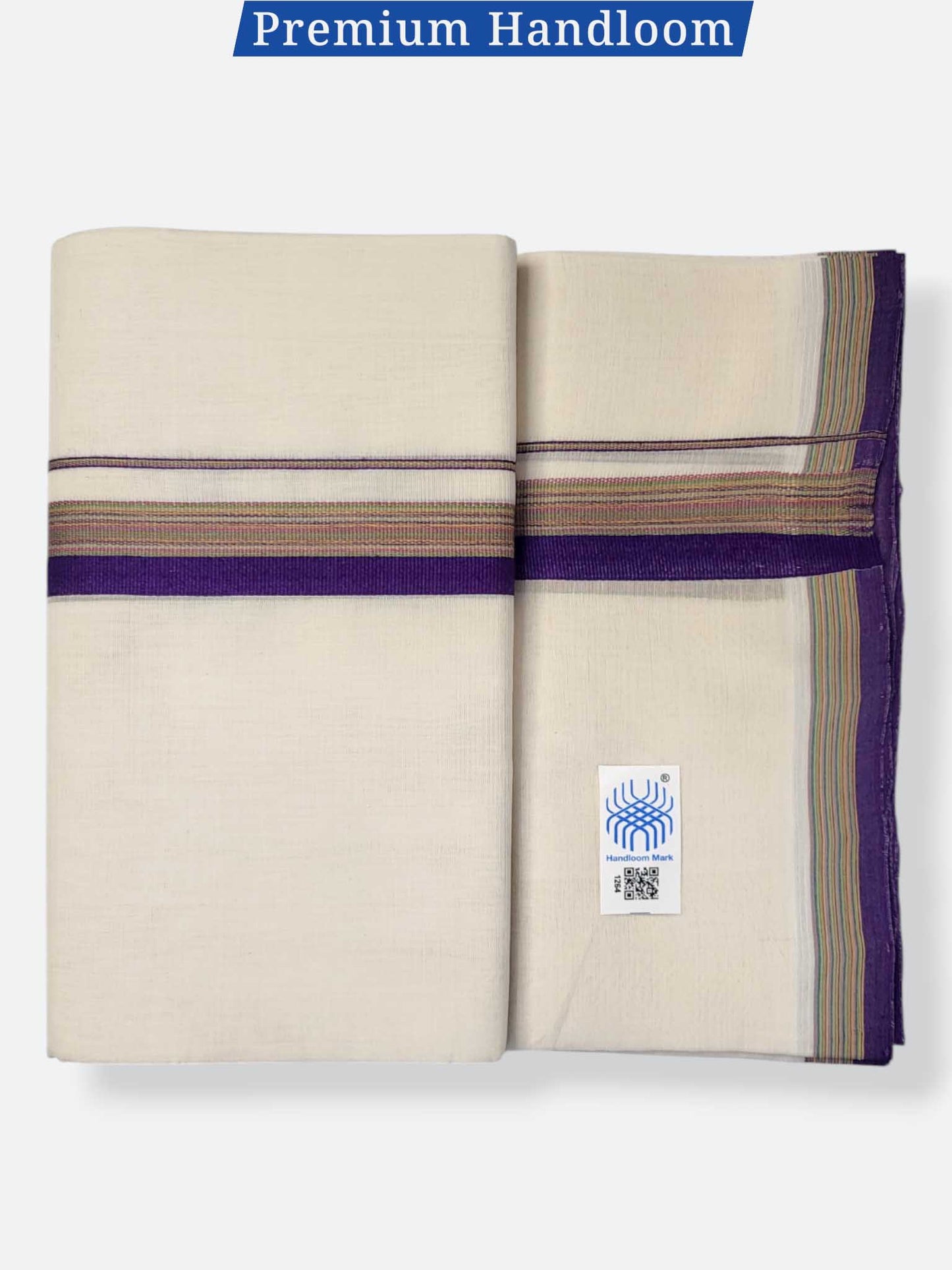 Kerala Premium Balaramapuram Handloom Dhoti/Mundu for Men