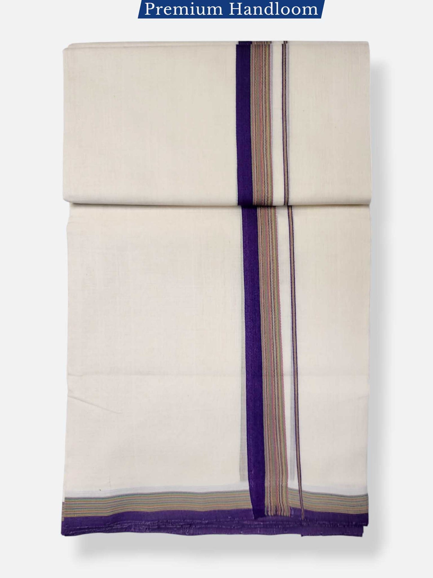 Kerala Premium Balaramapuram Handloom Dhoti/Mundu for Men