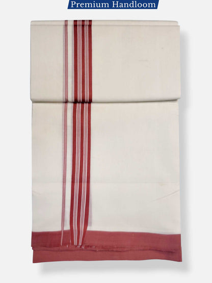 Kerala Premium Balaramapuram Handloom Dhoti/Mundu for Men