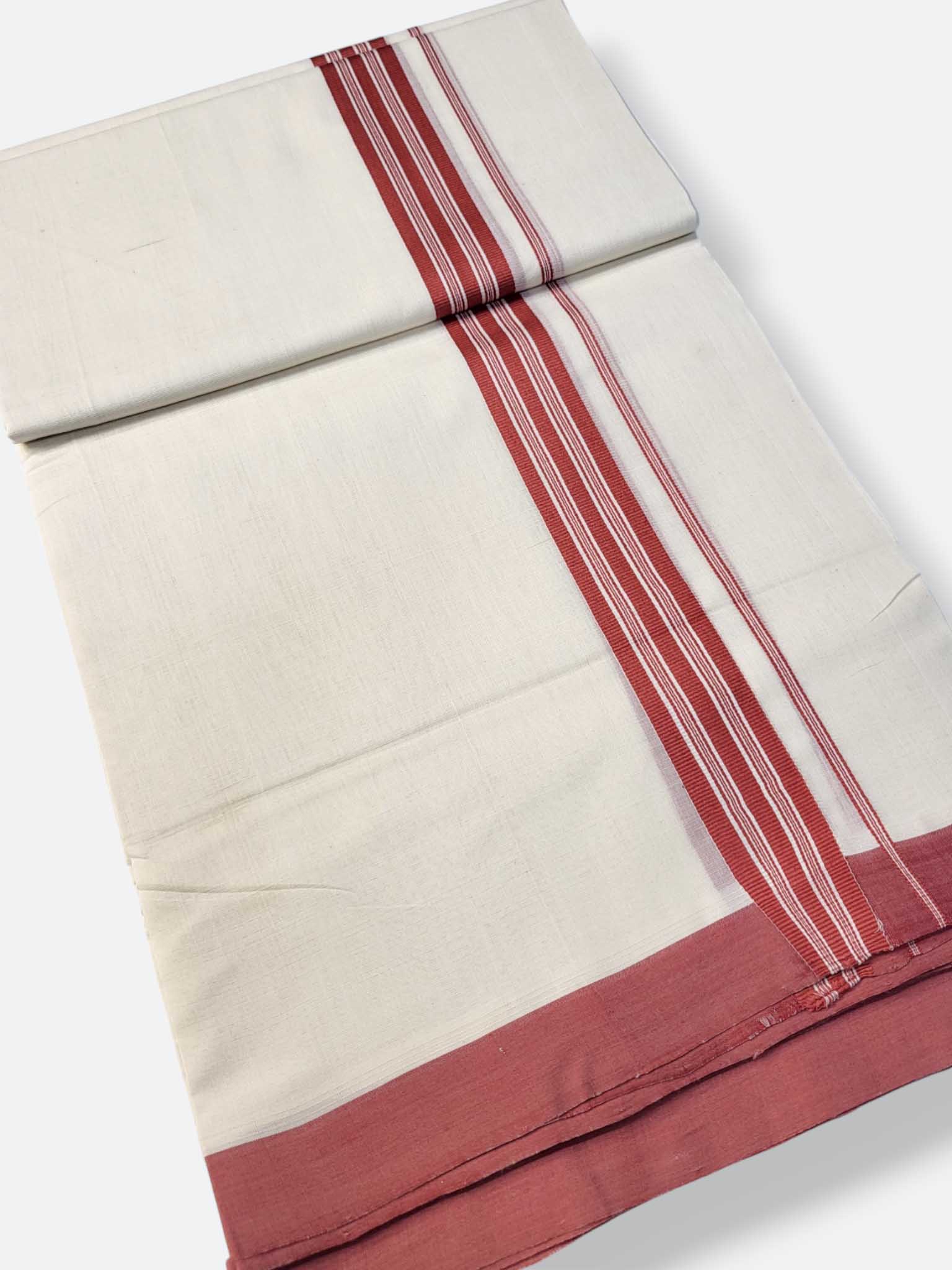 Kerala Premium Balaramapuram Handloom Dhoti/Mundu for Men